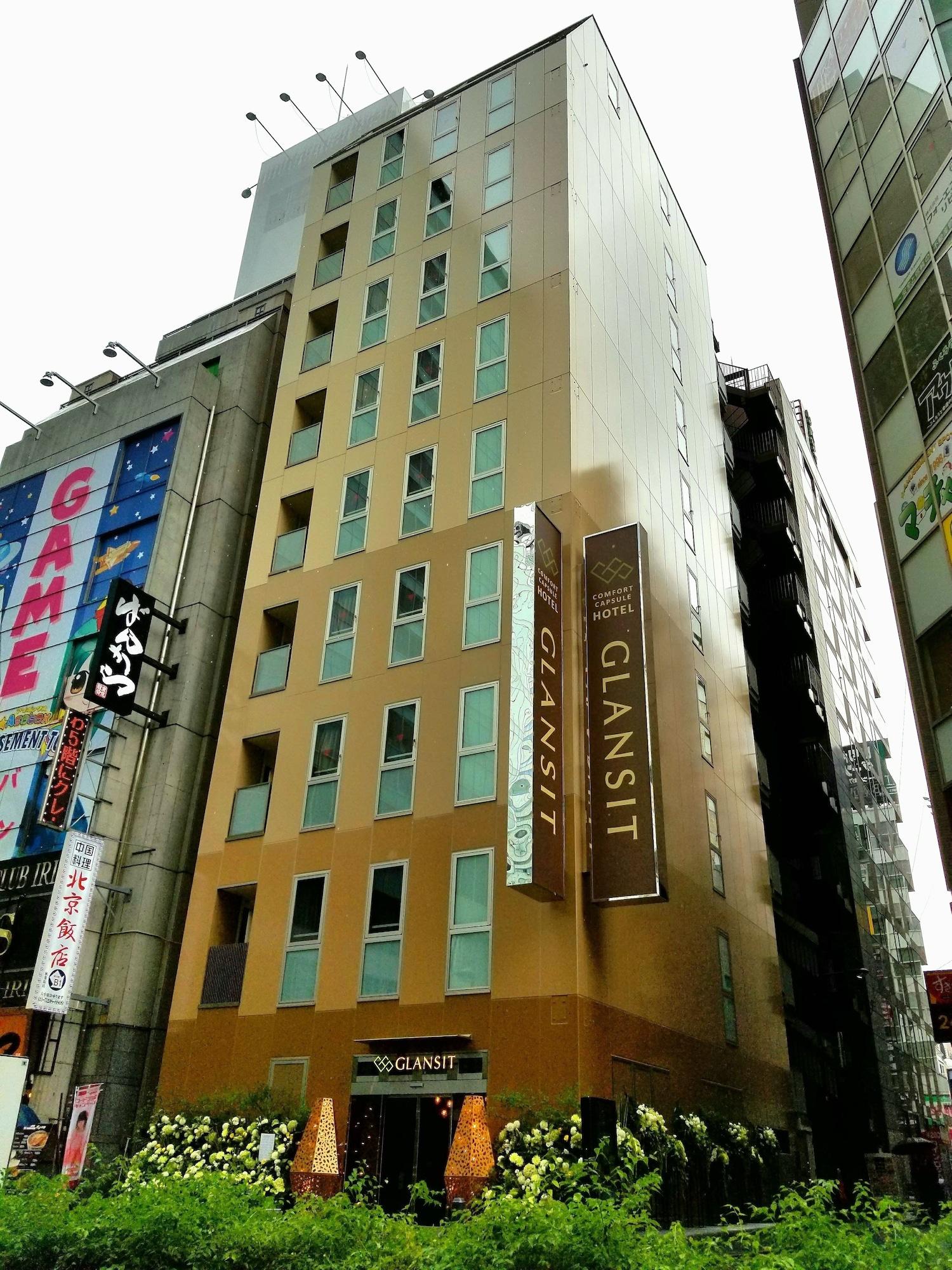 Vista Exterior Glansit Akihabara Comfort Capsule Hotel