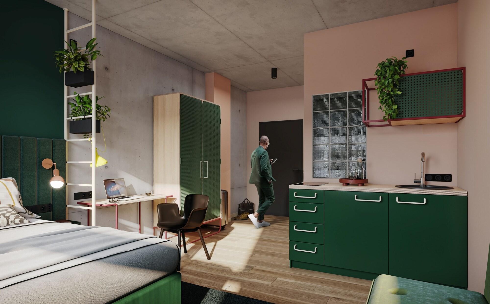 Habitación BaseCamp Student Dortmund