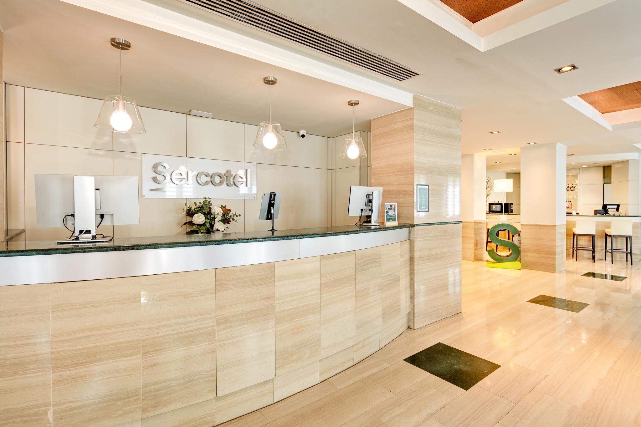 Vista Lobby Hotel Sercotel Alcalá 611
