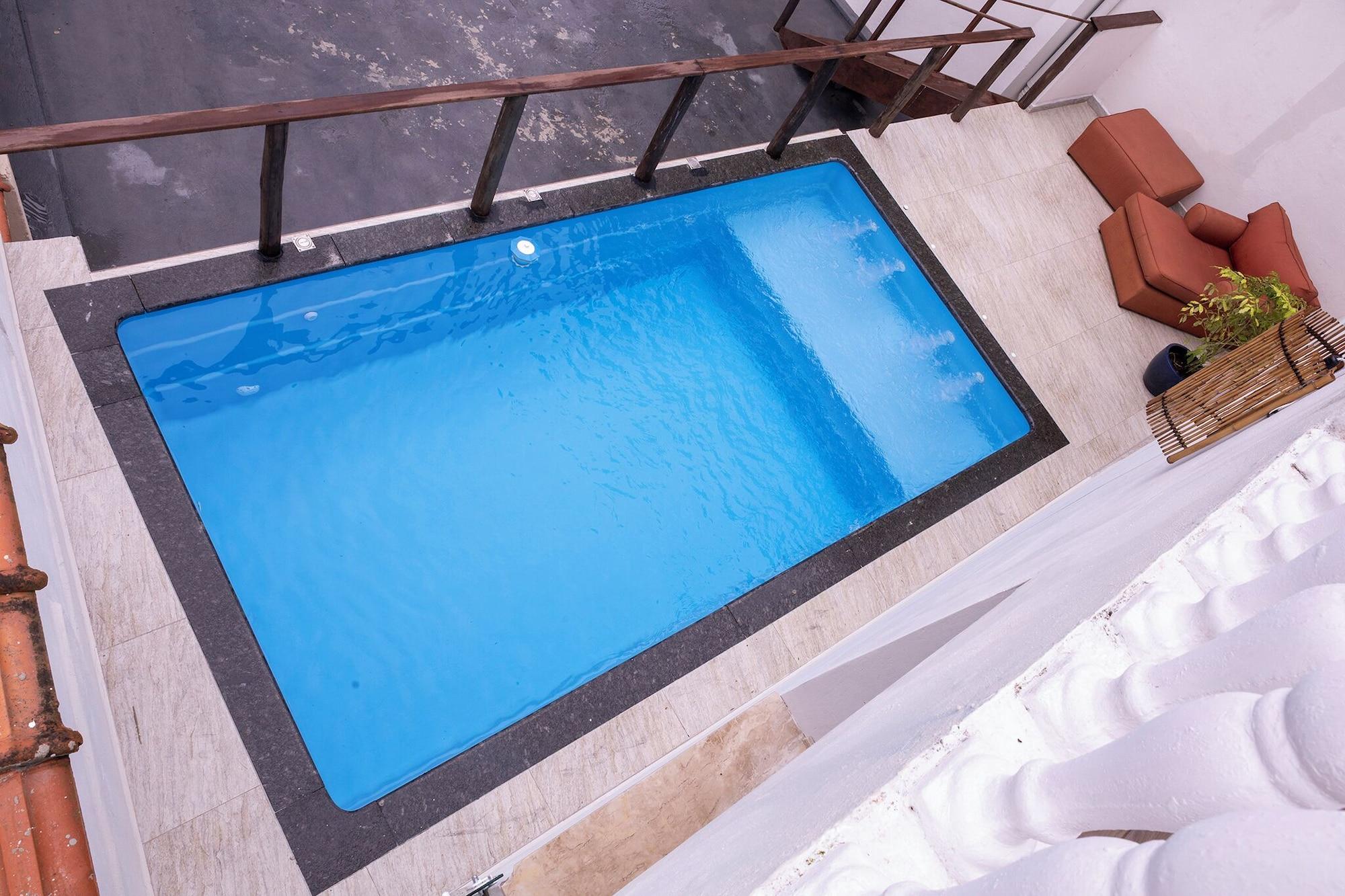 Vista Piscina Pousada Cahê