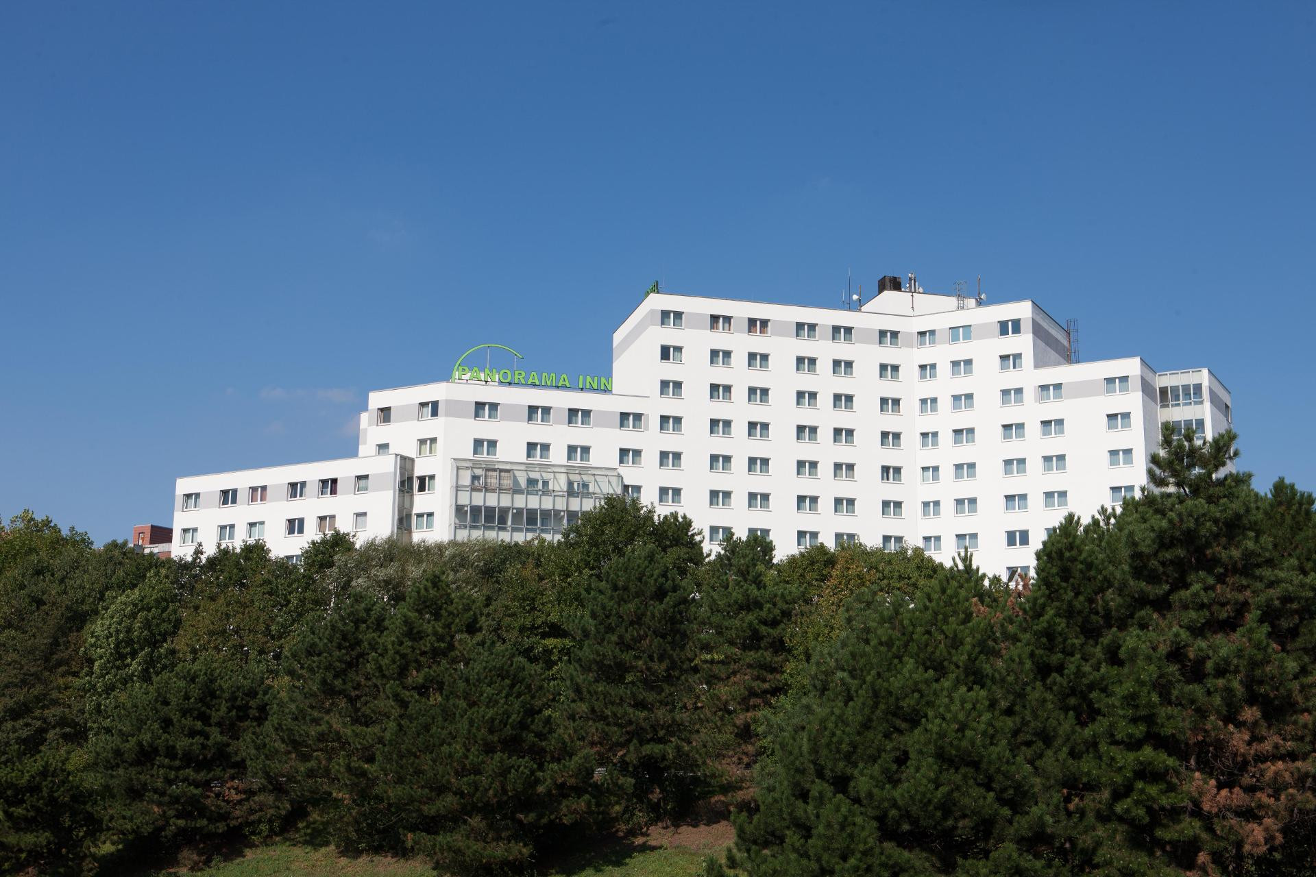 Vista Exterior Panorama Inn Hotel und Boardinghaus