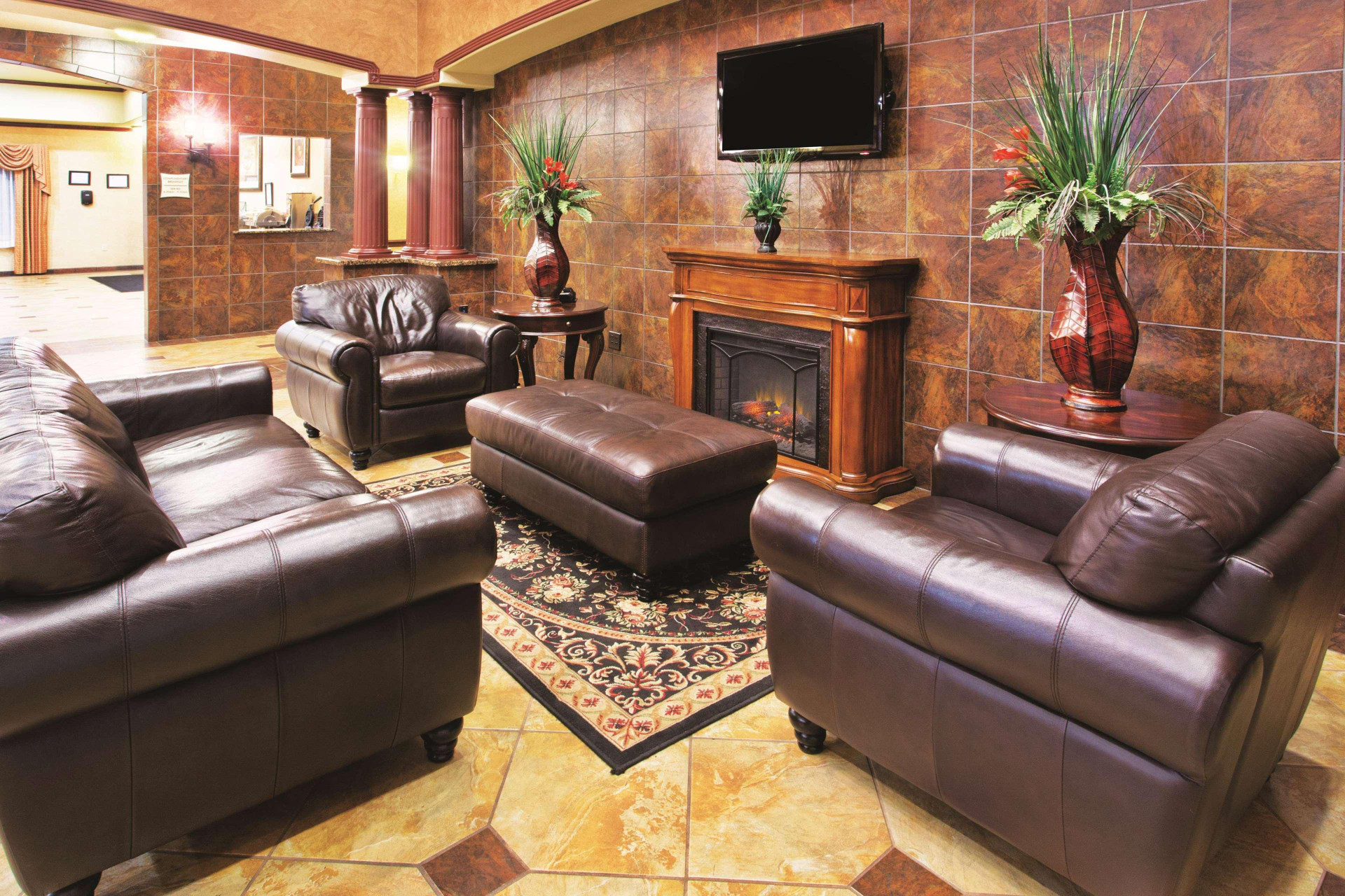 Vista Lobby La Quinta Inn & Suites By Wyndham Schertz