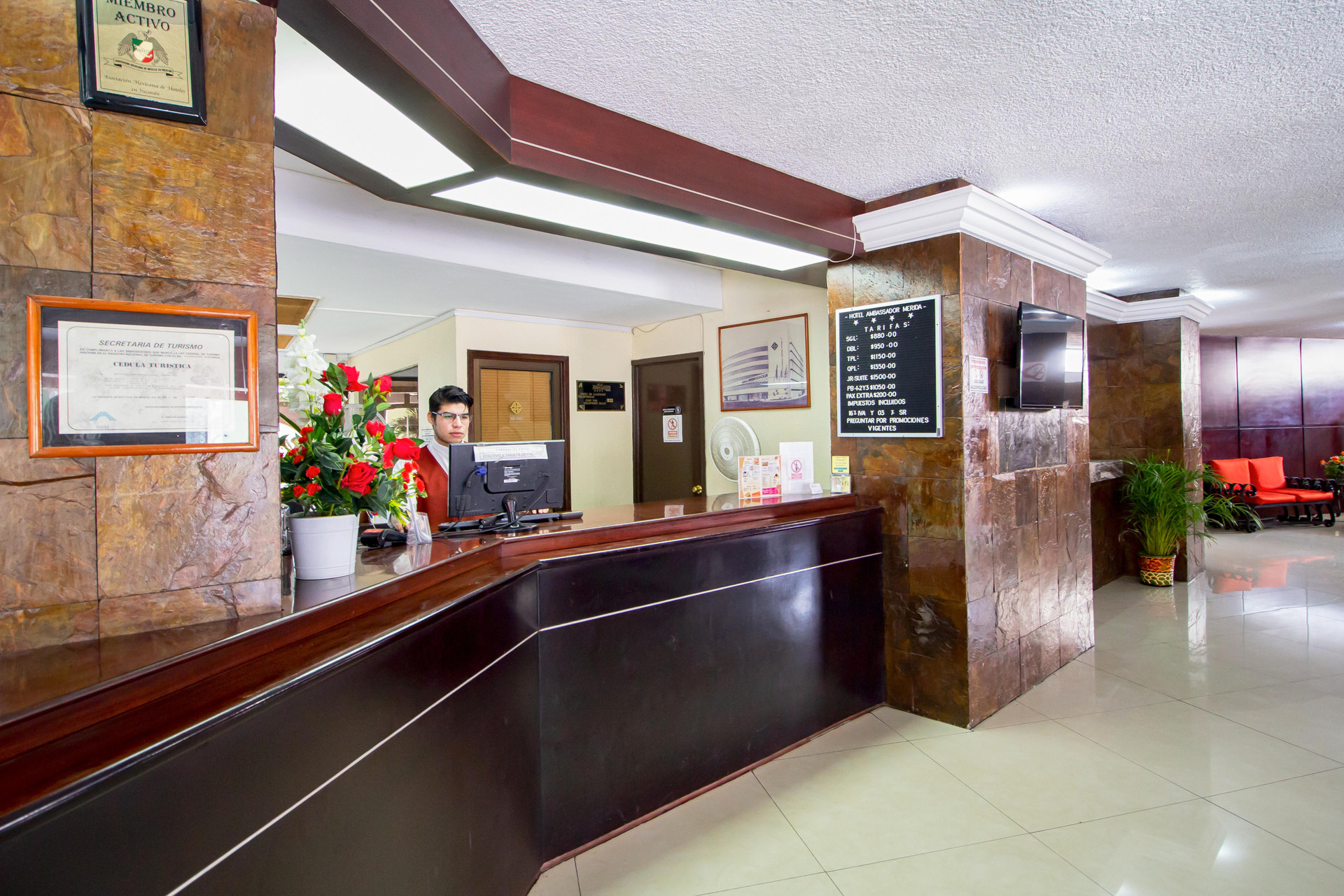 Vista Lobby Hotel Ambassador