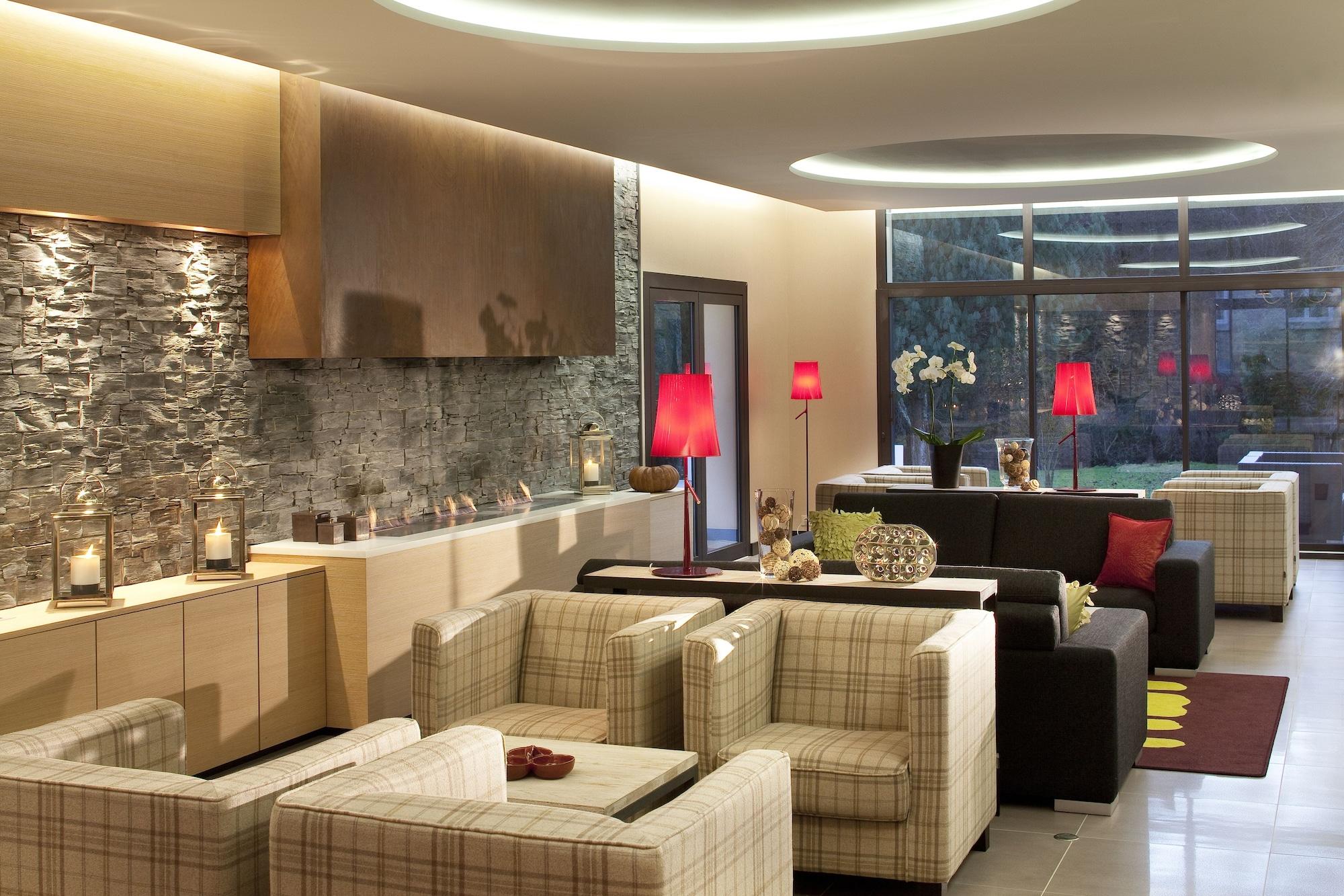 Vista Lobby L'Aubinière Hotel-Restaurant & Spa