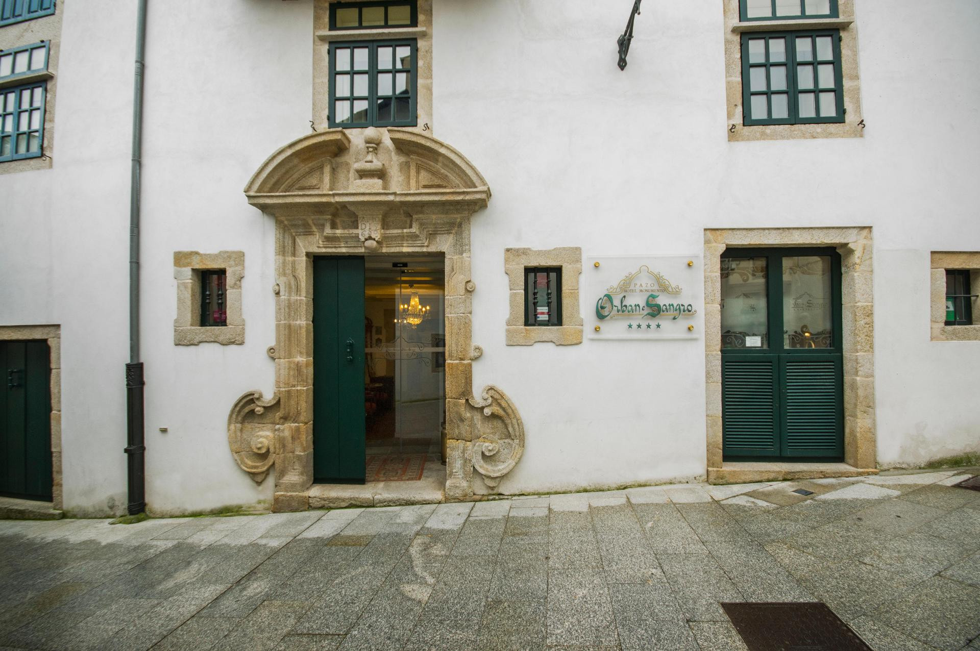 Vista Exterior Hotel Monumento Pazo de Orbán