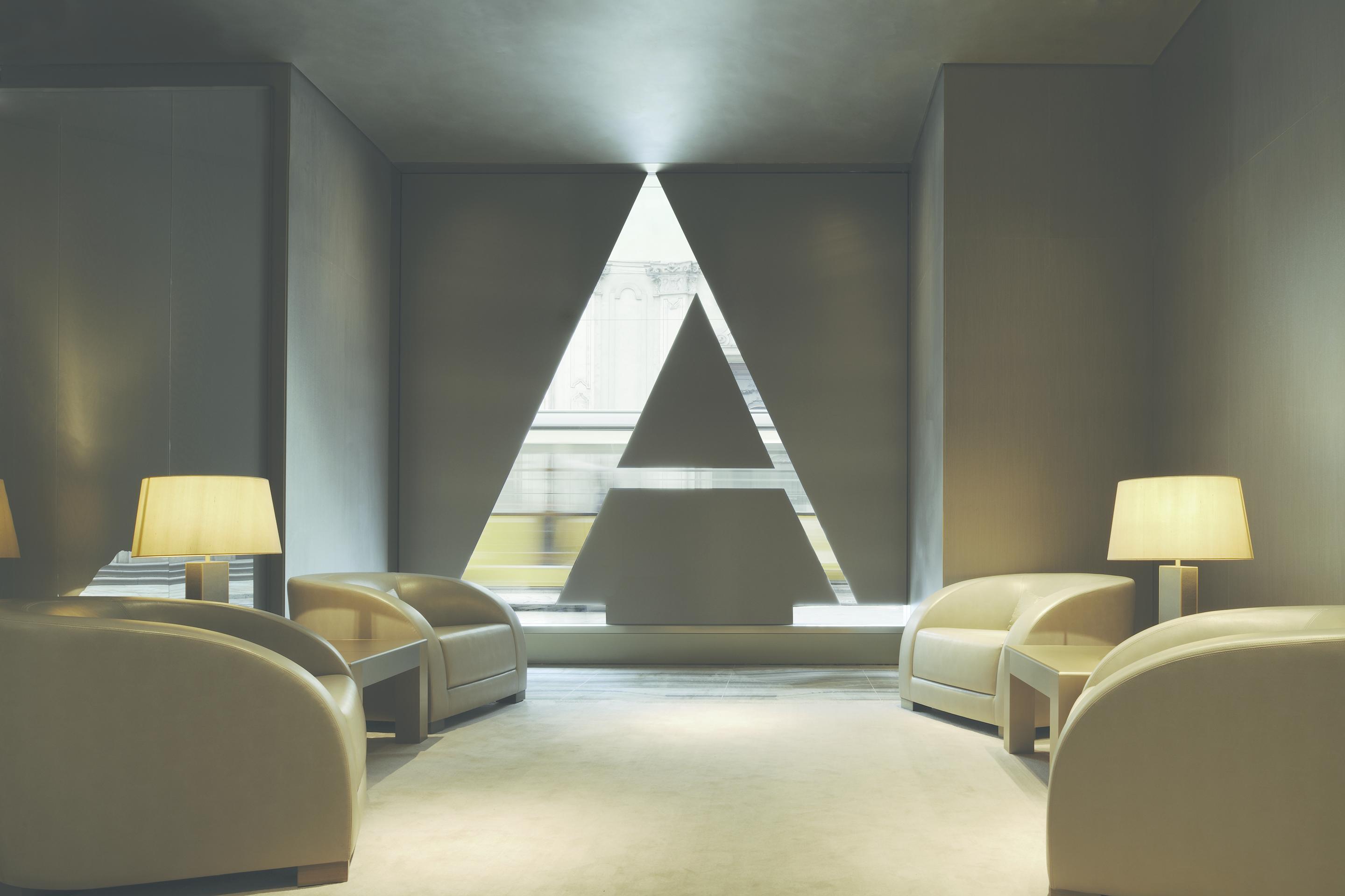 Vista Lobby Armani Hotel Milano