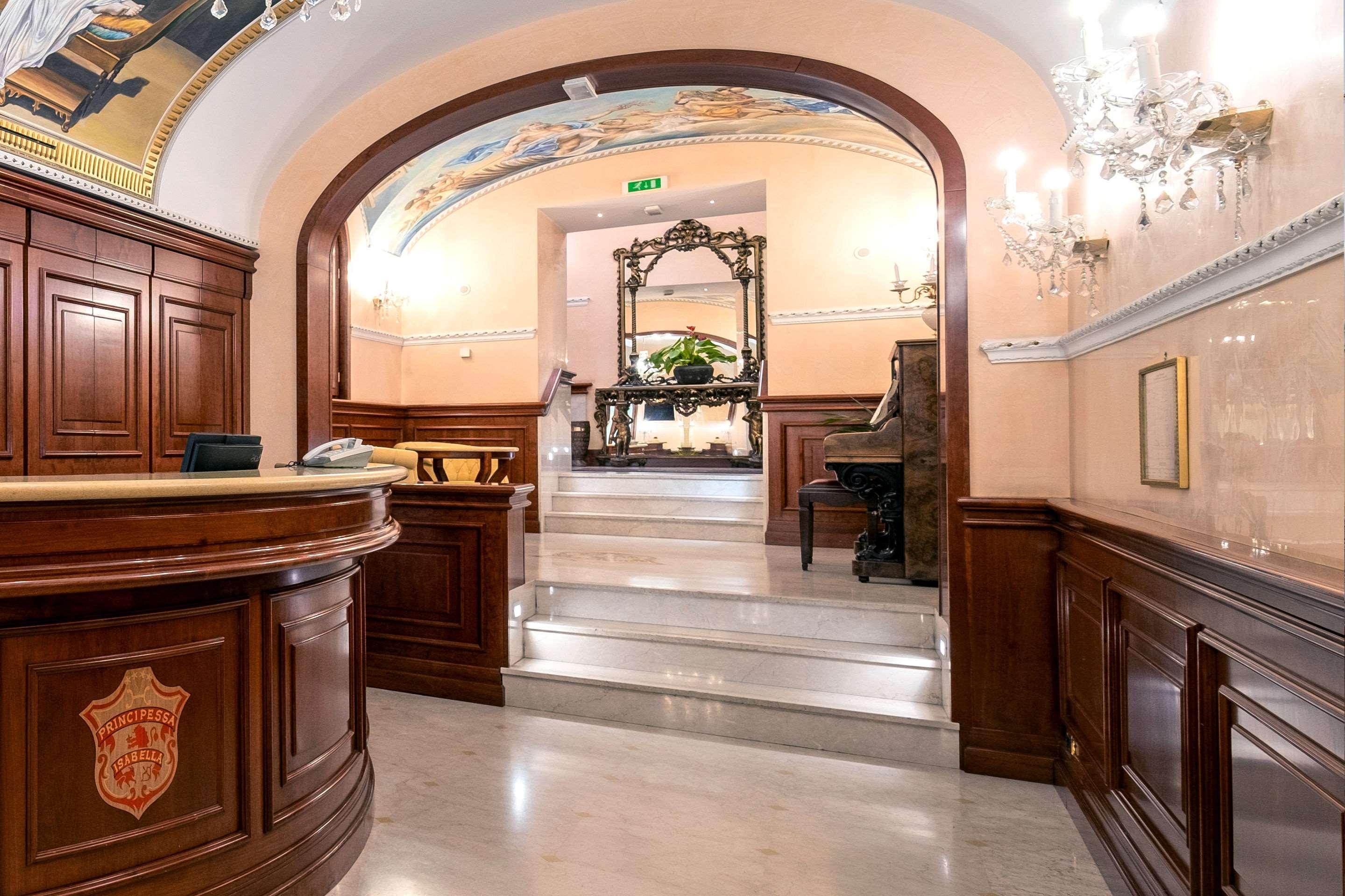 Vista Lobby Clarion Collection Hotel Principessa Isabella