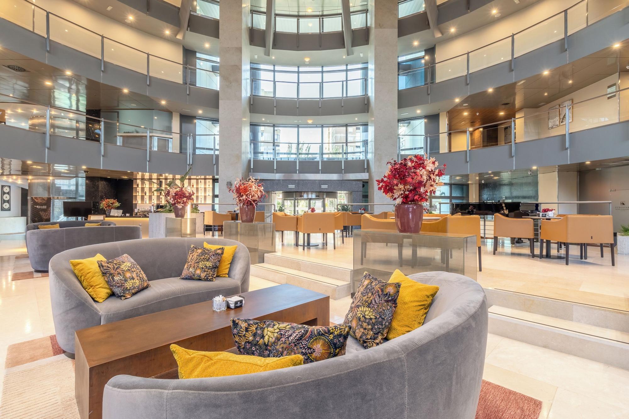 Vista Lobby Eurostars Suites Mirasierra