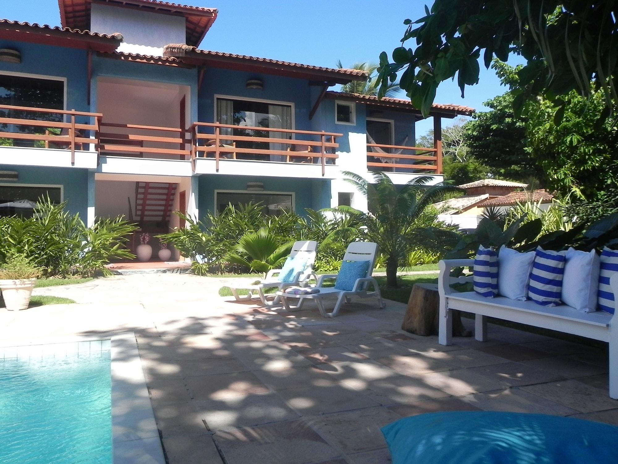 Vista Lobby Ouro Sobre Azul Apart Hotel