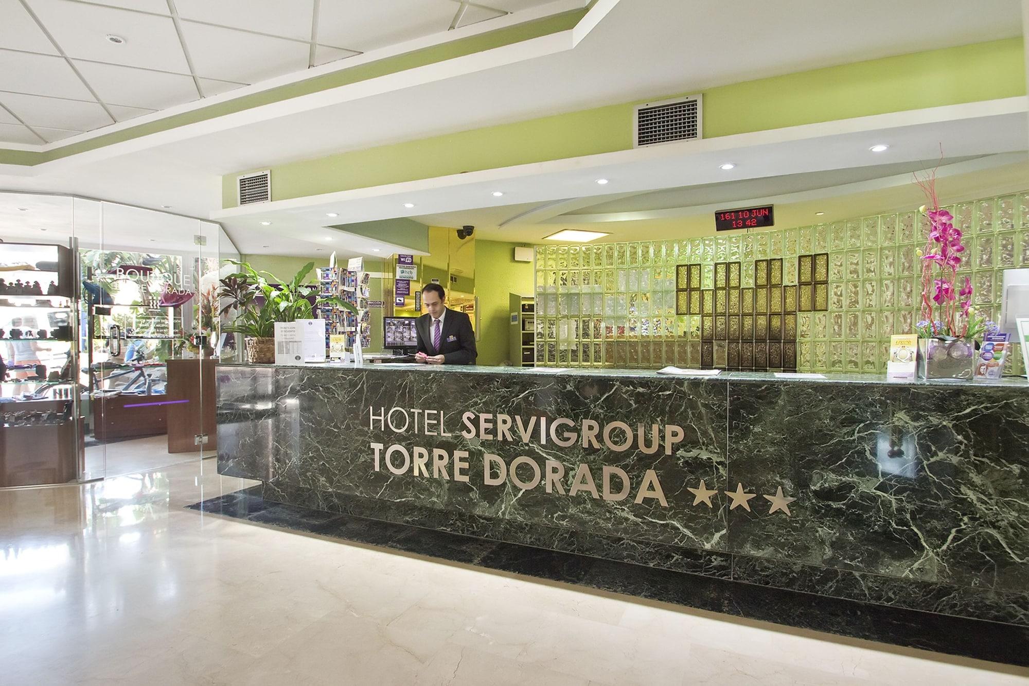 Vista Lobby Hotel Servigroup Torre Dorada