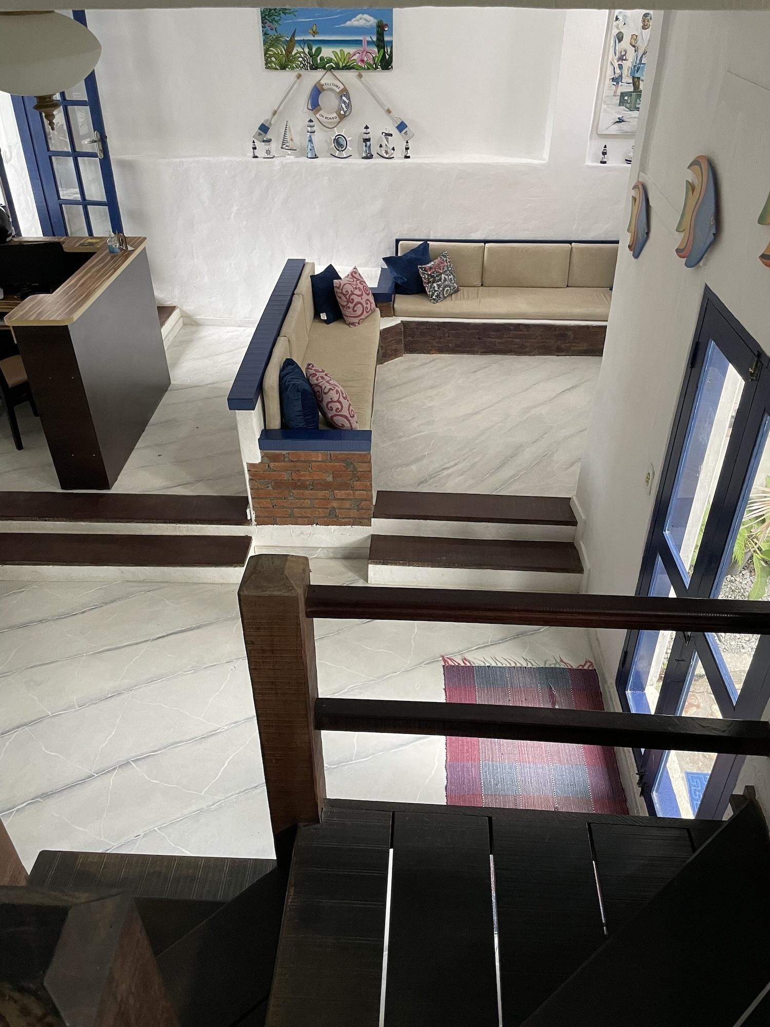 Vista Lobby Pousada Bicho do Mar