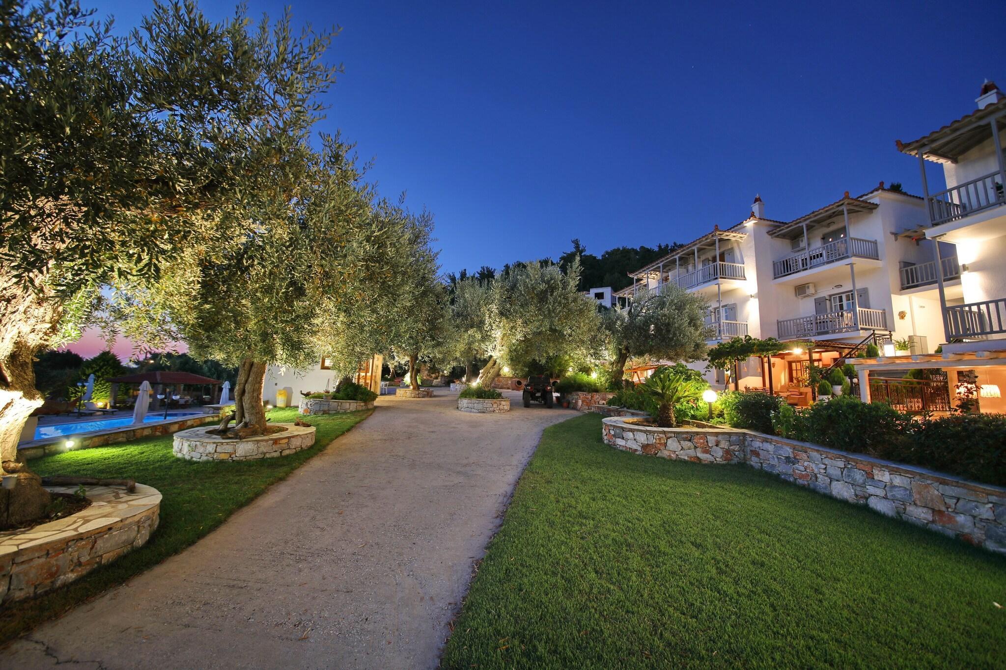 Vista Exterior Evlalia Studios & Villas