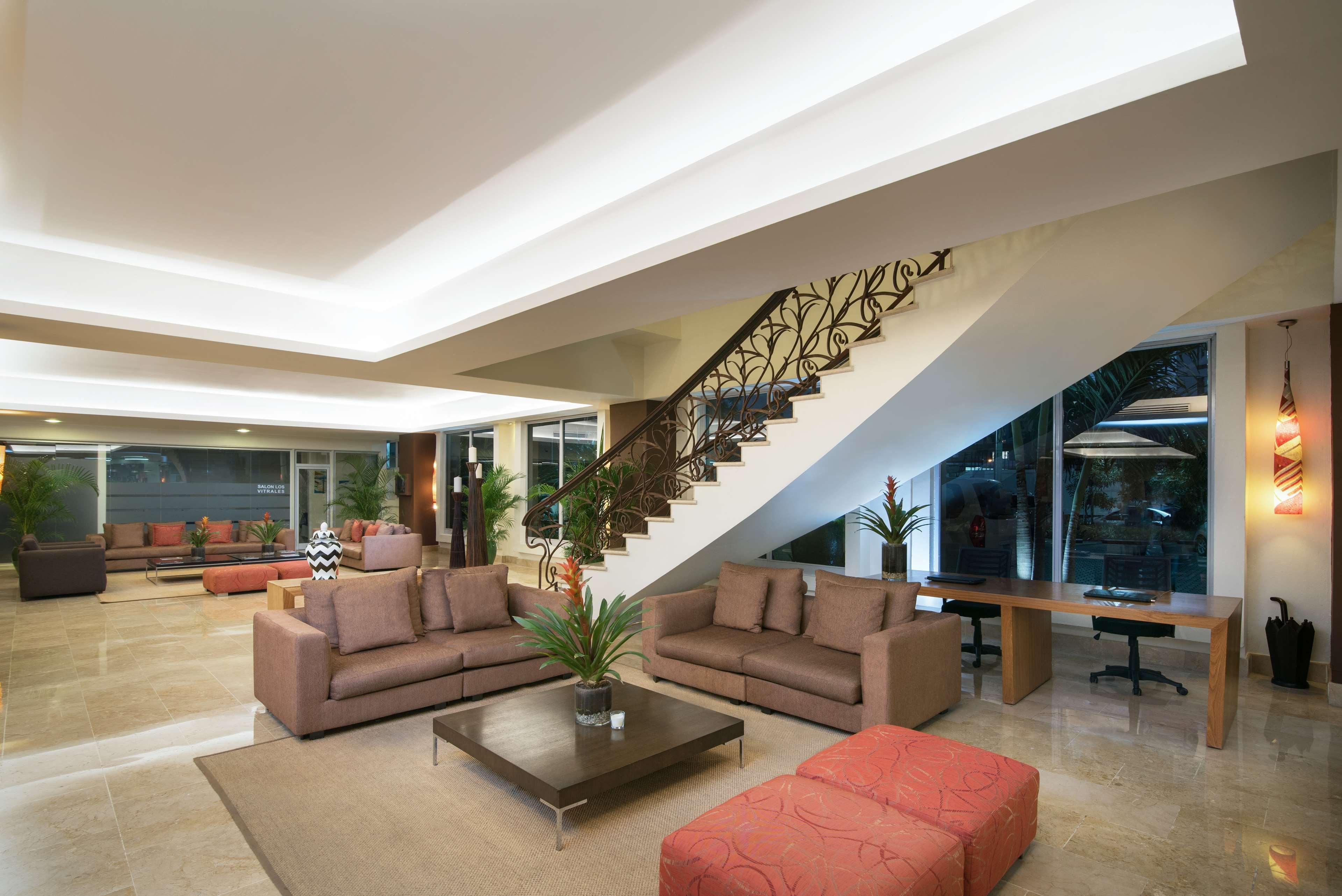 Vista Lobby Radisson Hotel Santo Domingo