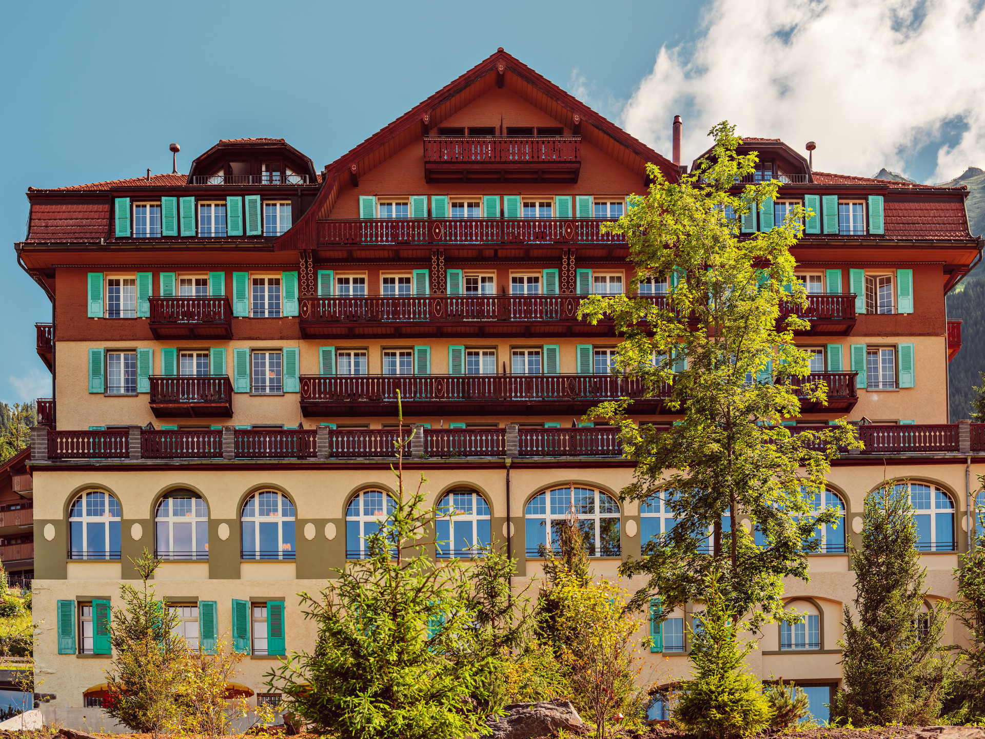 Vista Exterior Grand Hotel Belvedere – a Beaumier Hotel and Spa