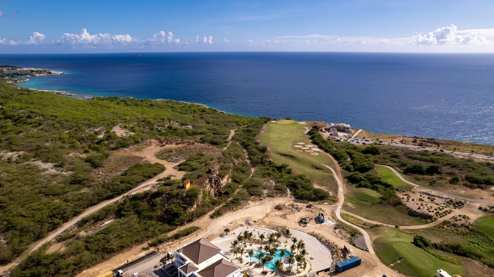 Vista aérea The Reef at Blue Bay Golf & Beach Resort
