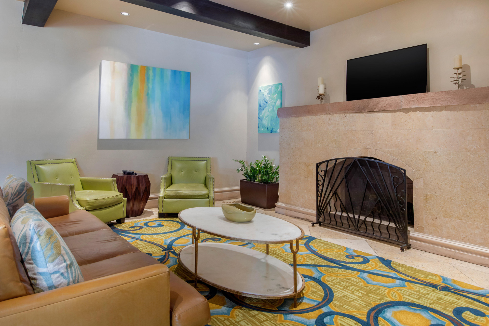 Vista Lobby Omni Rancho Las Palmas Resort & Spa