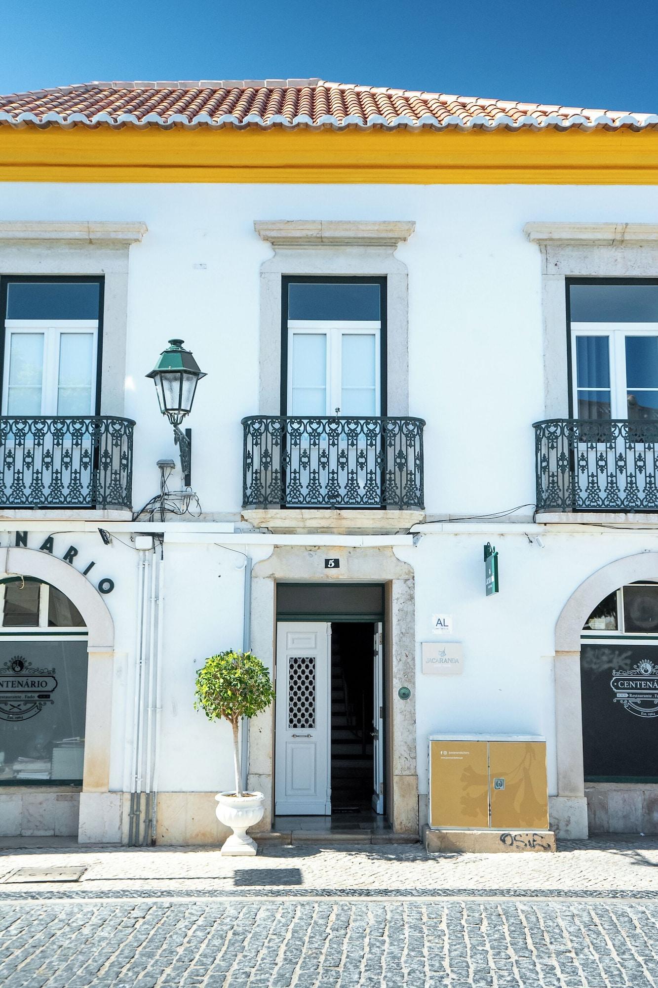 Vista Exterior Guest House Jacarandá Faro