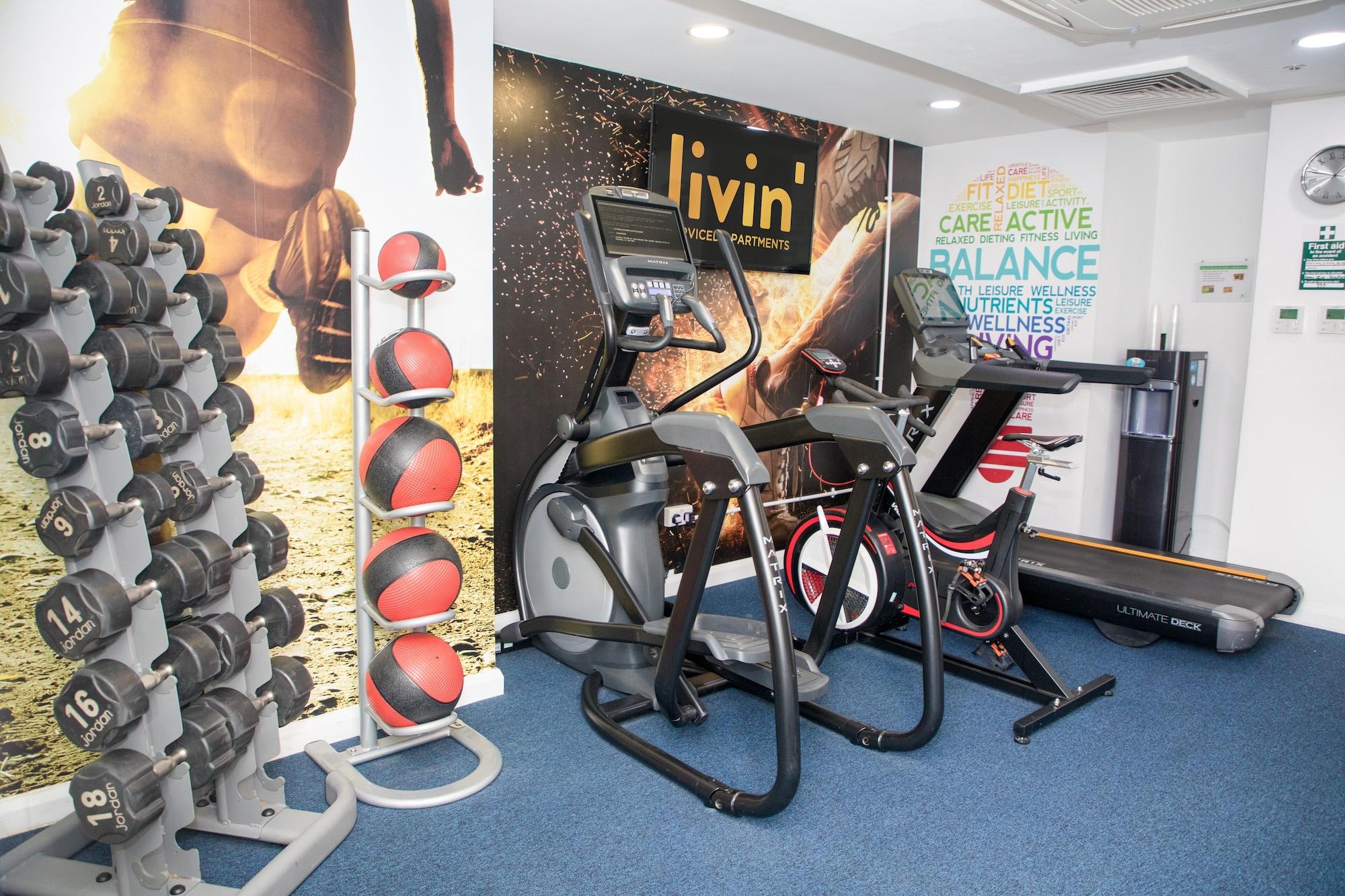 Gimnasio Livin’ Serviced Apartments