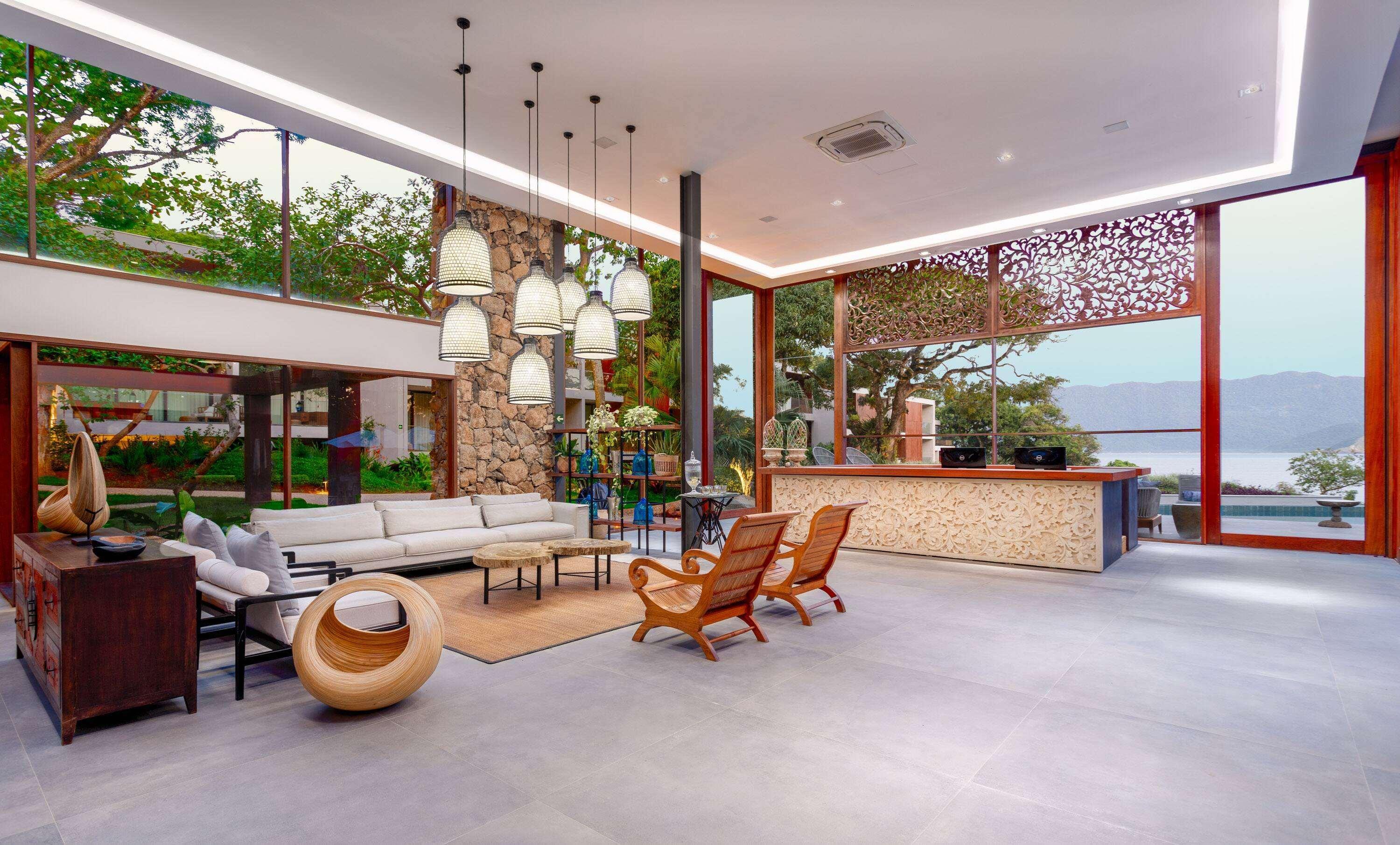 Vista Lobby Casa Di Sirena Ilhabela