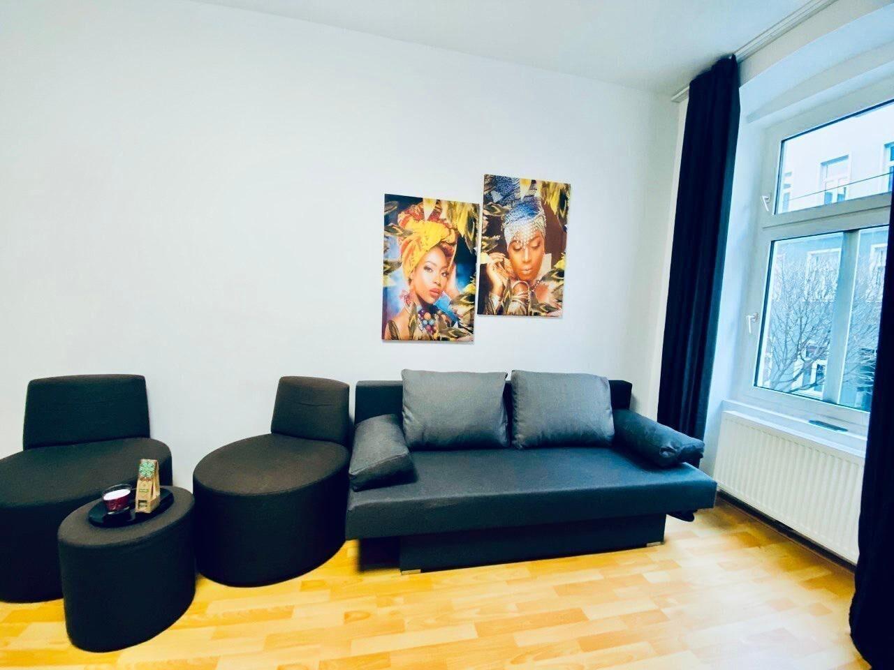 Vista Exterior Comfy 3BR Apt for Groups Near Park