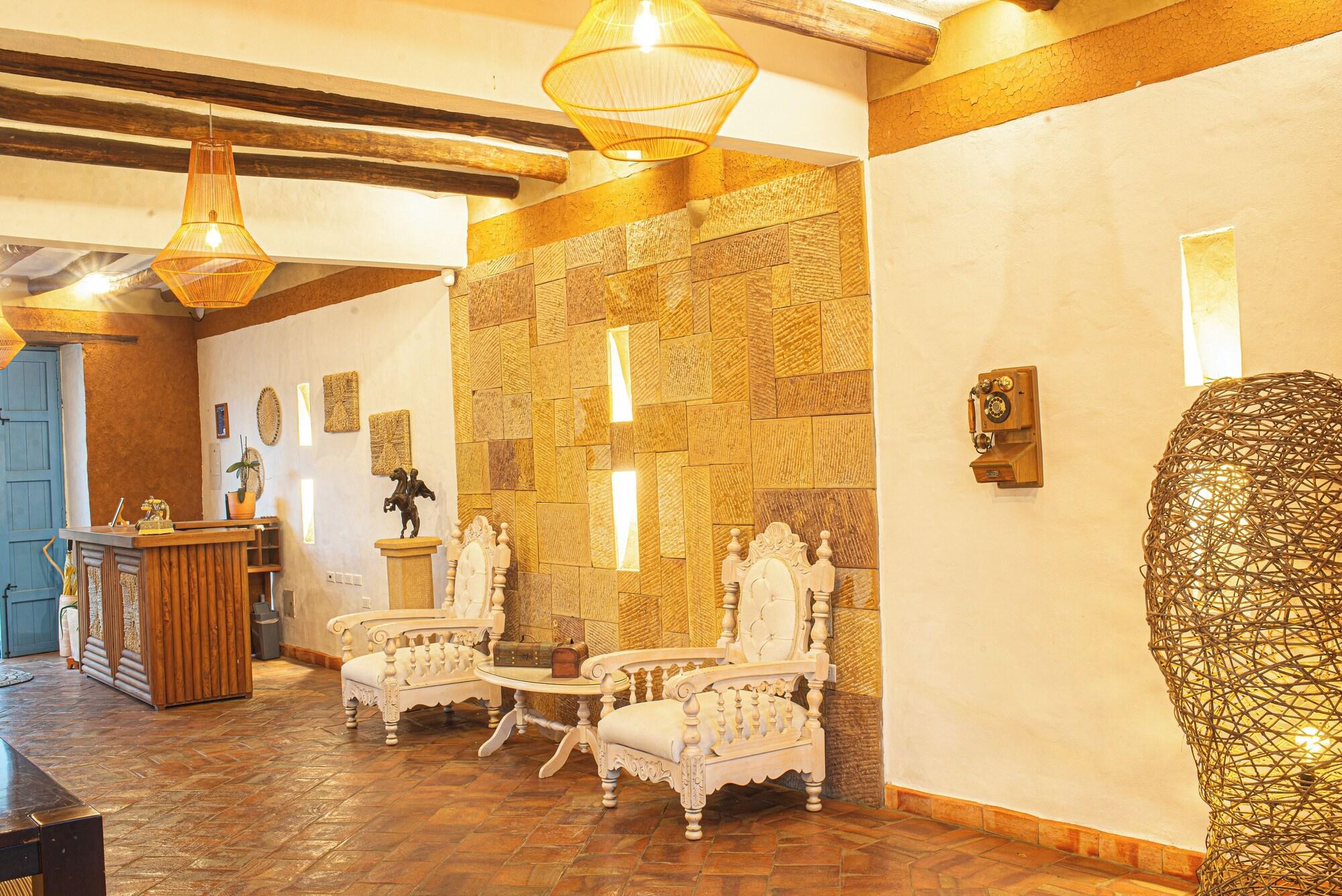 Vista Lobby Casa Encanto Barichara