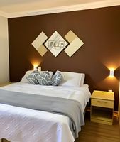Alquiler Vacacional - Apto para CASAL, varanda, cama king, garagem, portaria 24 horas, piscina e sauna