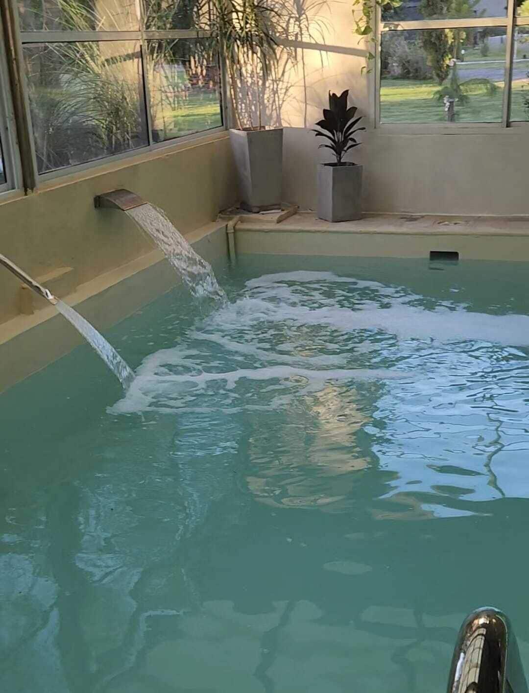 Vista Piscina Hosteria Santa Maria