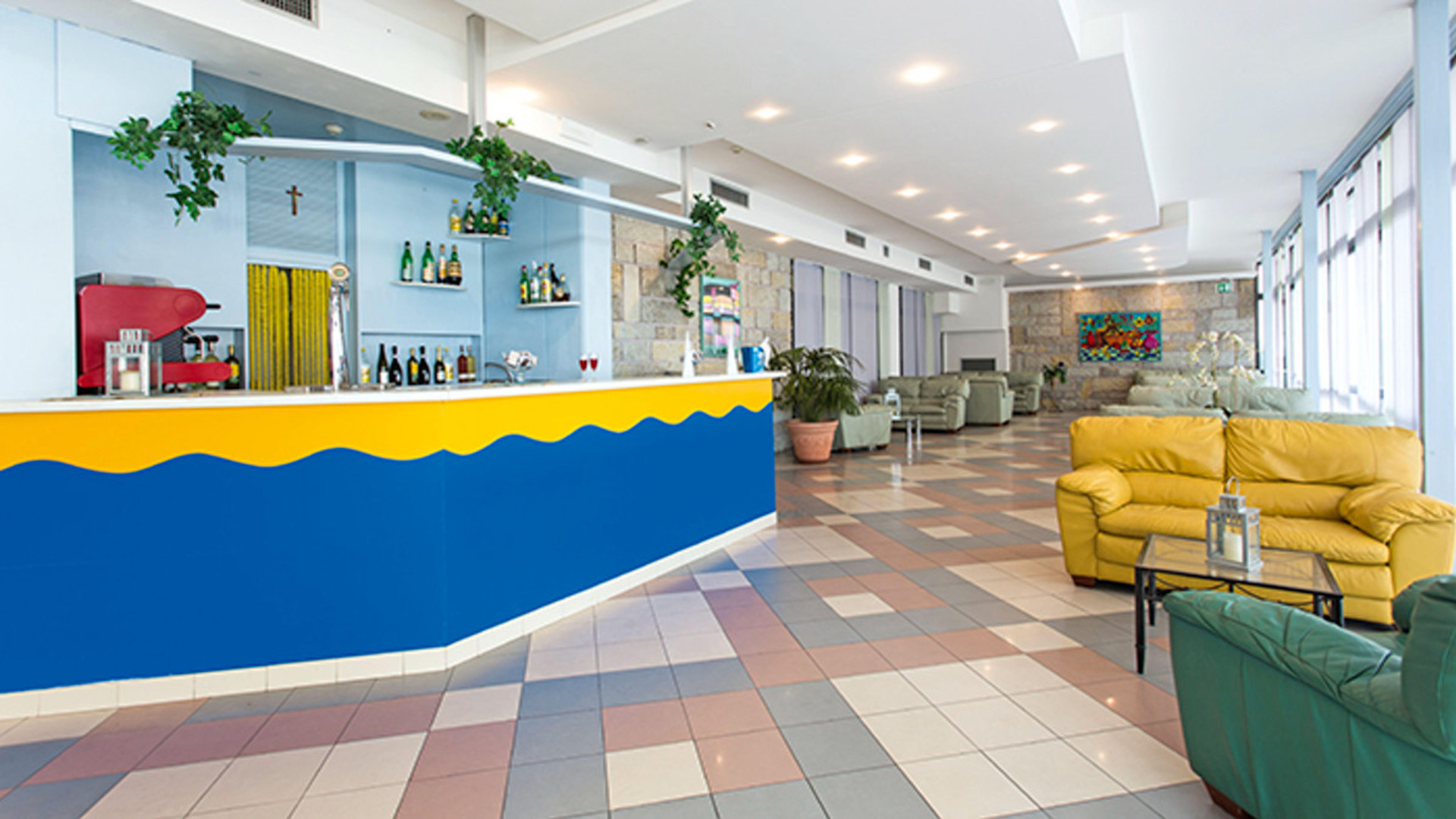 Vista Lobby Arizona Family Hotel Igea Marina
