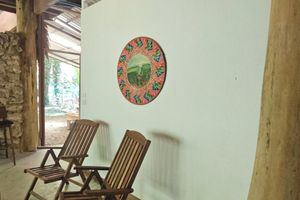 Alquiler Vacacional - Private natural house
seafront paradise, Jungle meets beach, lots of animals!