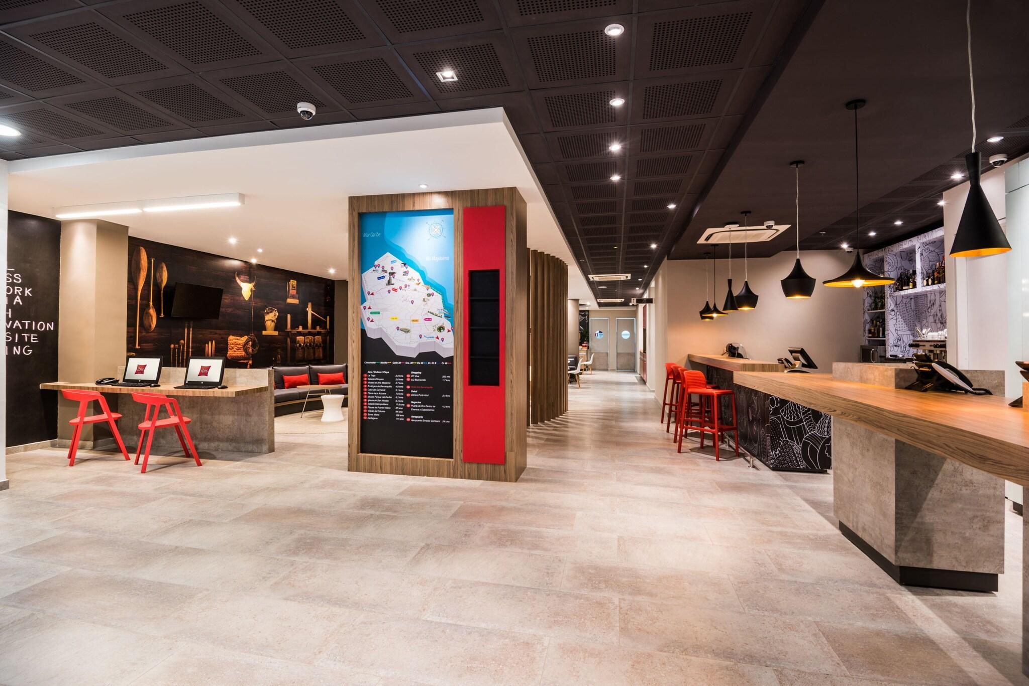 Vista Lobby ibis Barranquilla