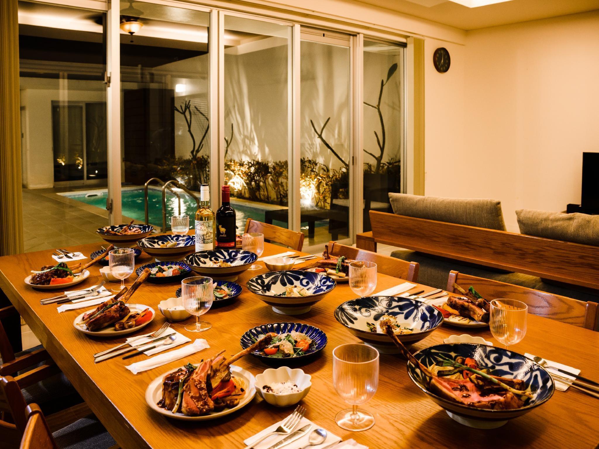 Restaurant Coldio Pool and Villas Imadomari