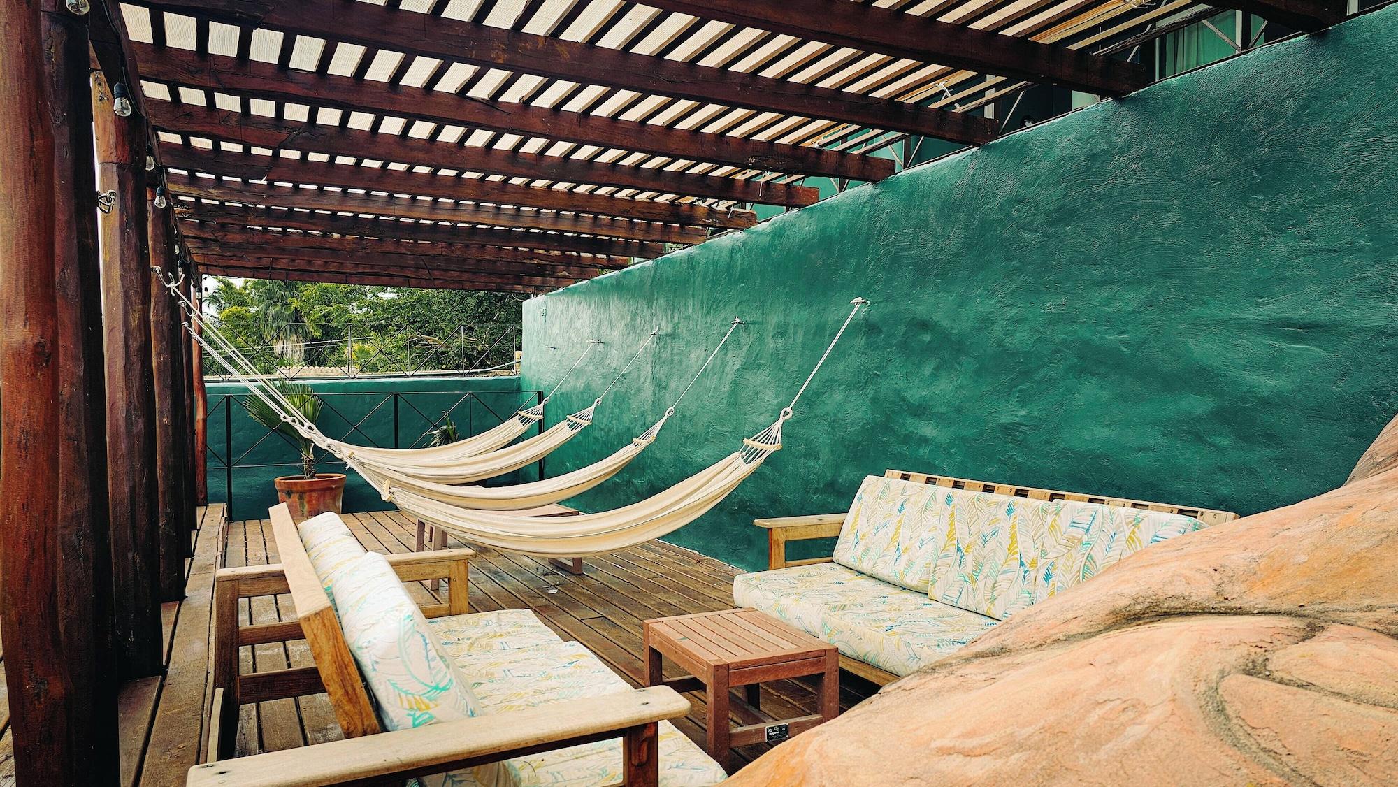 Vista Lobby Viajero Bacalar Hostel