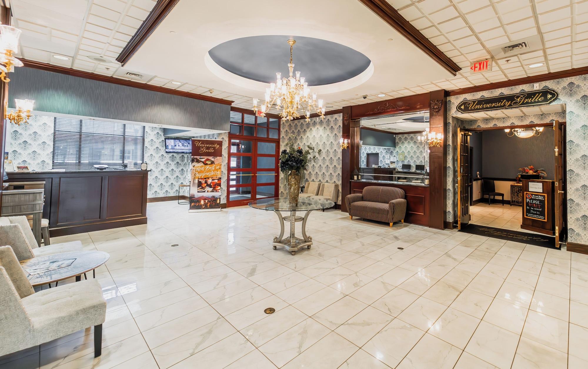 Vista Lobby University Hotel & Suites Shippensburg, Trademark by Wyndham