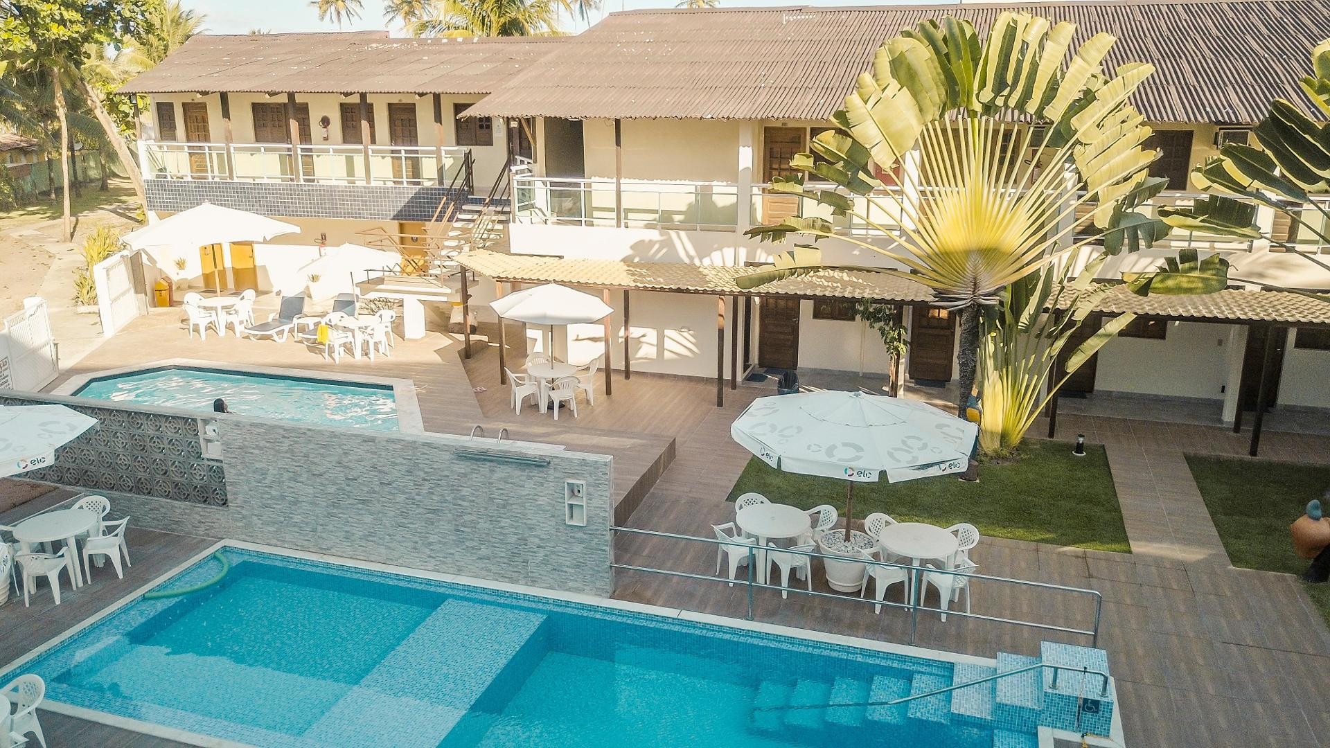 Vista Piscina Pousada Vivenda Dos Corais