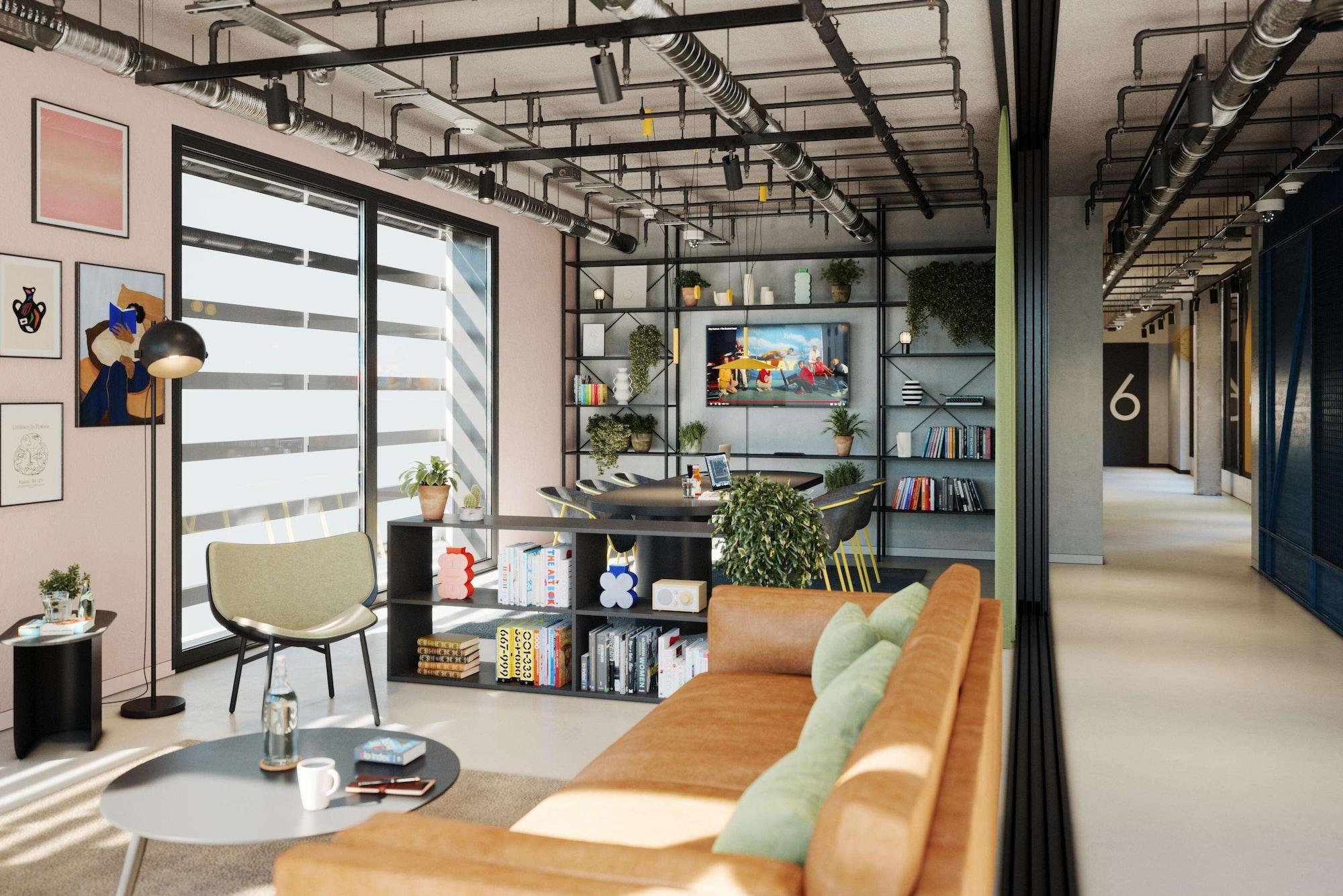 Vista Lobby The Social Hub Barcelona Poblenou