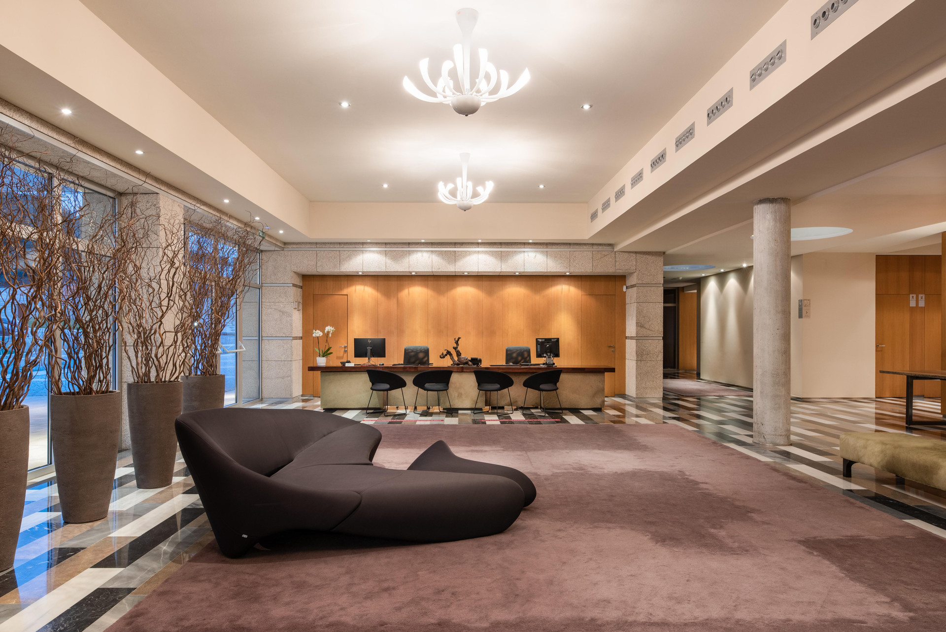 Vista Lobby Valbusenda Hotel Bodega and Spa