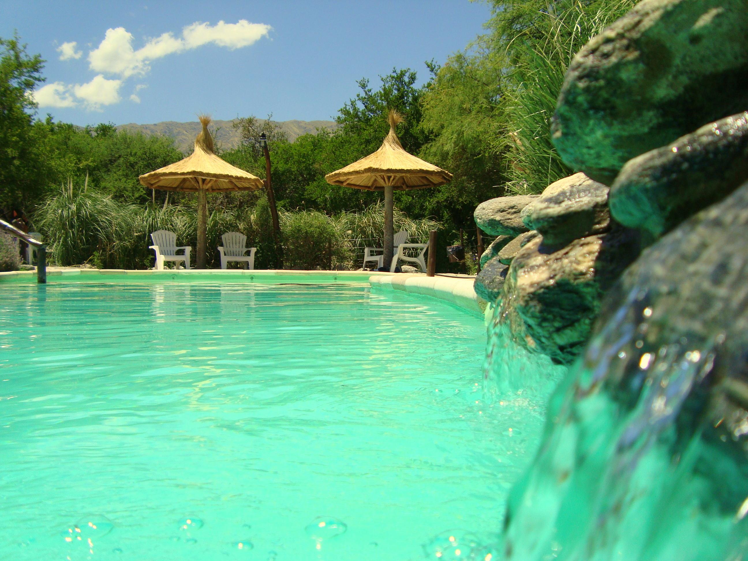 Vista Piscina Posada de Campo Maia
