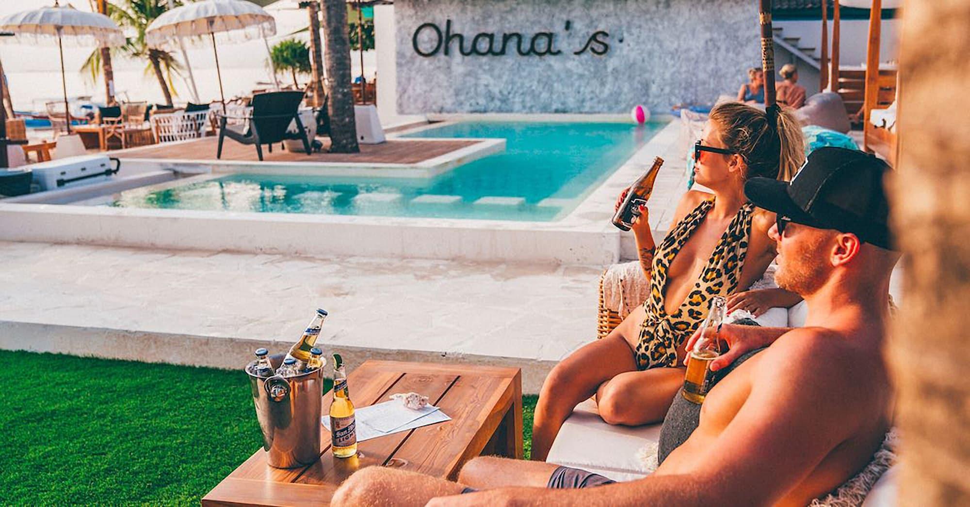 Vista Exterior Ohana's Beachfront Resort & Beach Club