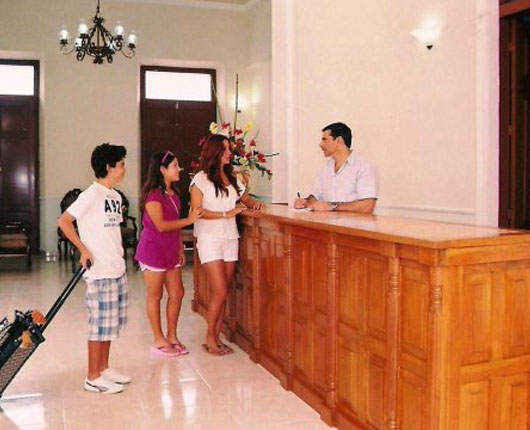 Vista Lobby Hotel Santa Maria