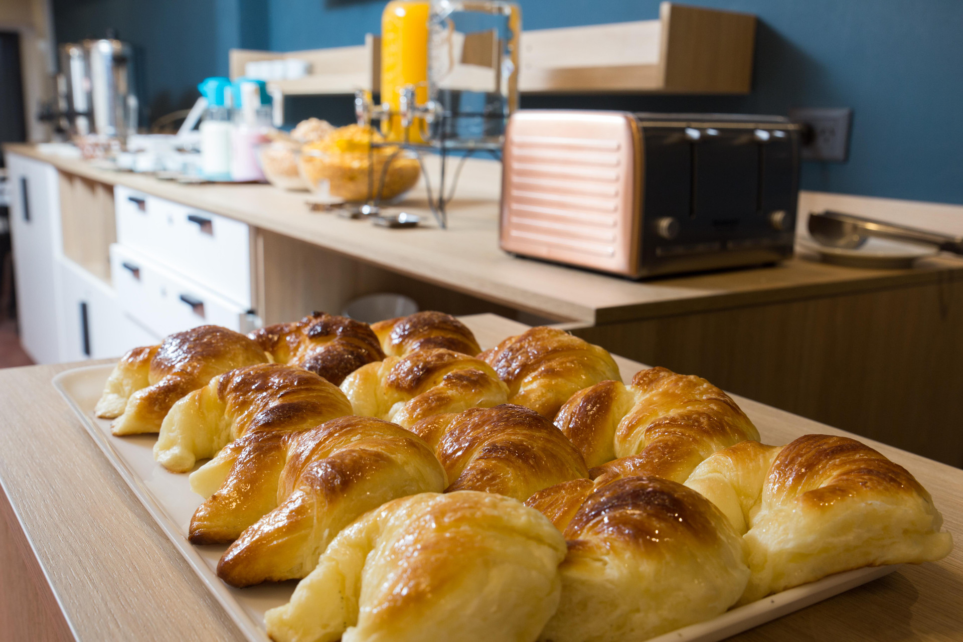 Área de desayuno Los Troncos Hostel Boutique