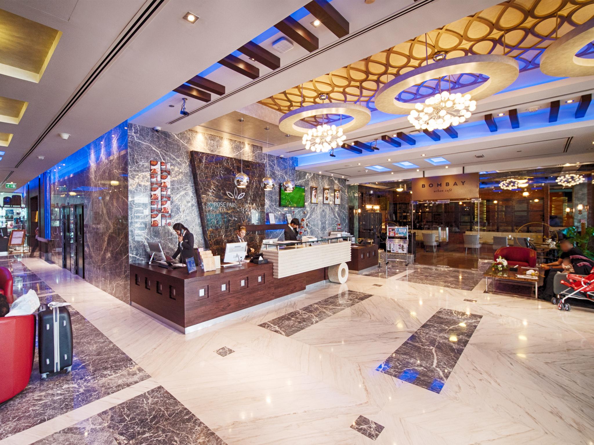 Vista Lobby Rose Park Hotel Al Barsha