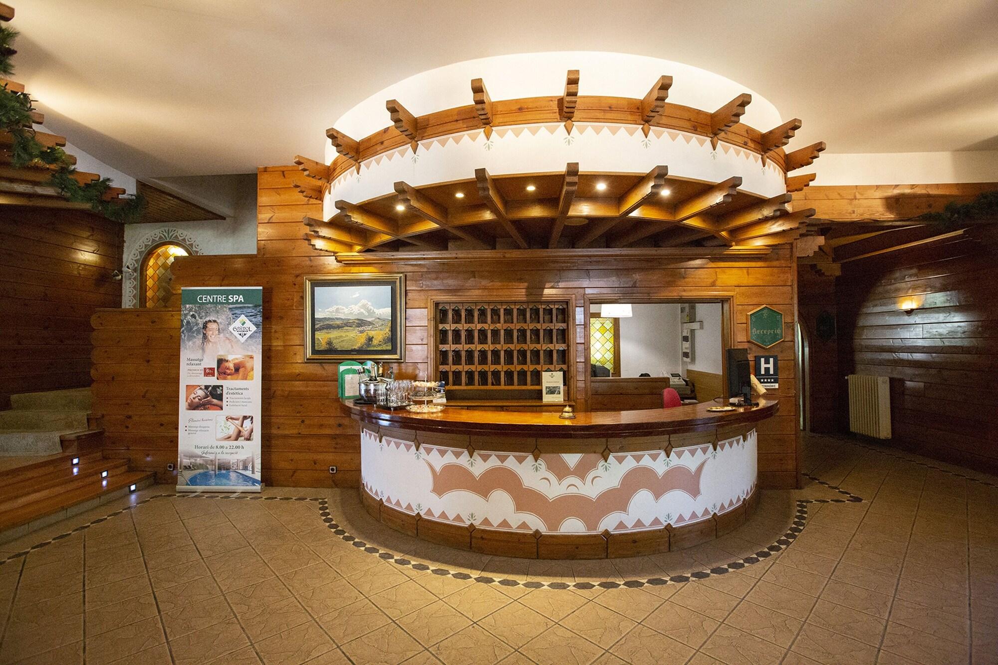 Vista Lobby Hotel Grèvol Spa