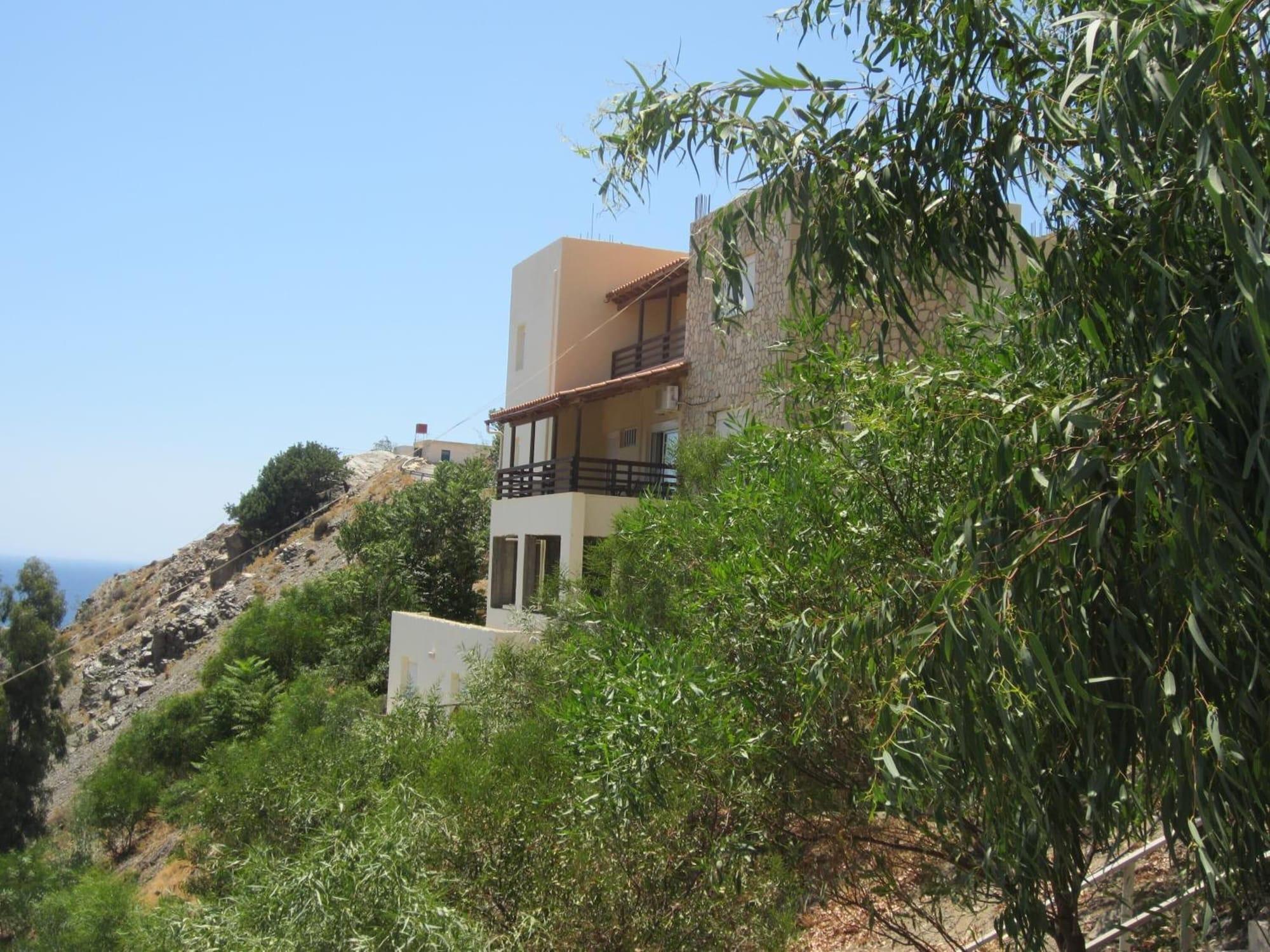 Vista Exterior Sfinias Hotel