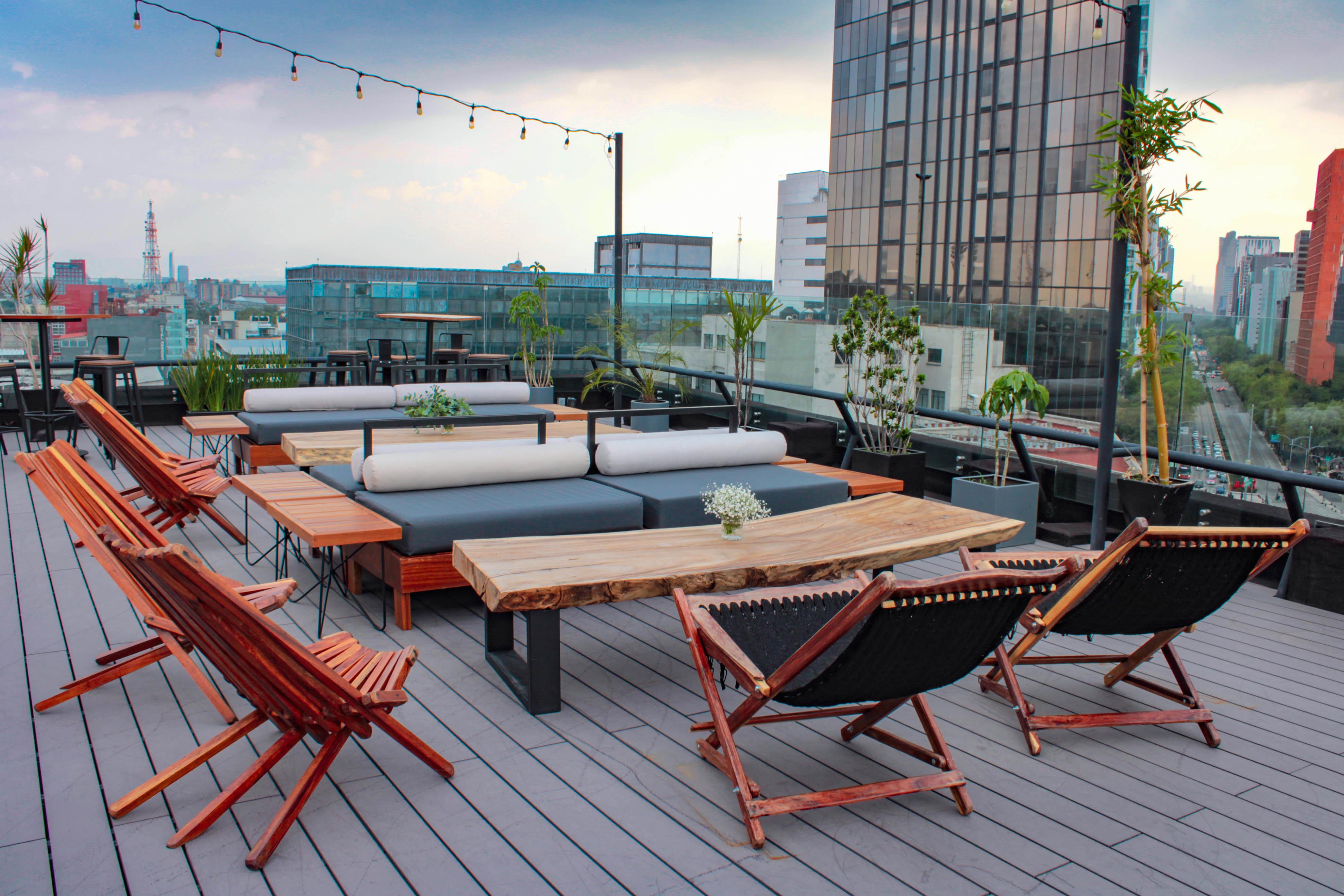 Balcón, patio o terraza Hotel B Urban Xaman by Fontán Reforma
