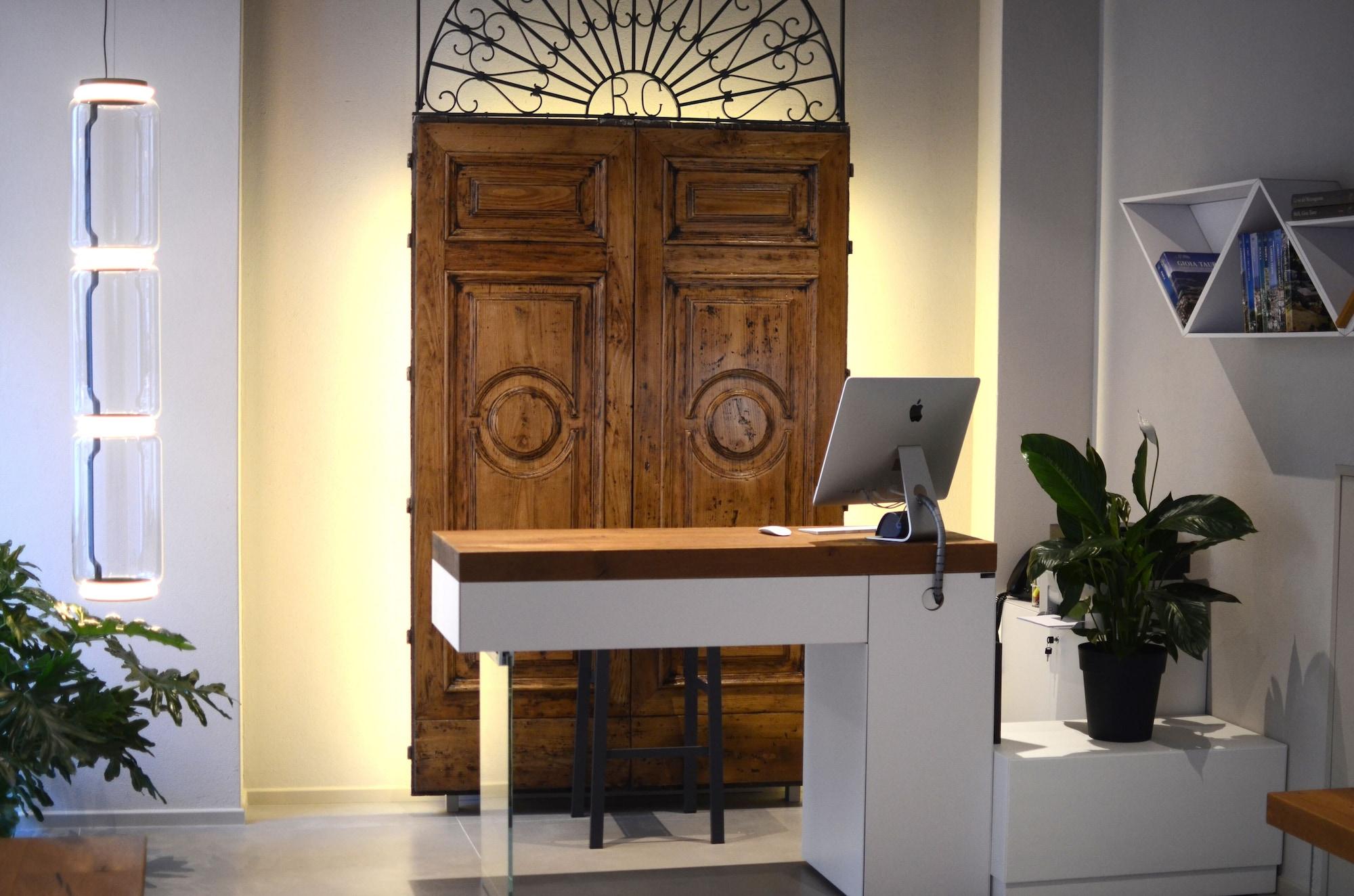 Vista Lobby Albergo Centrale