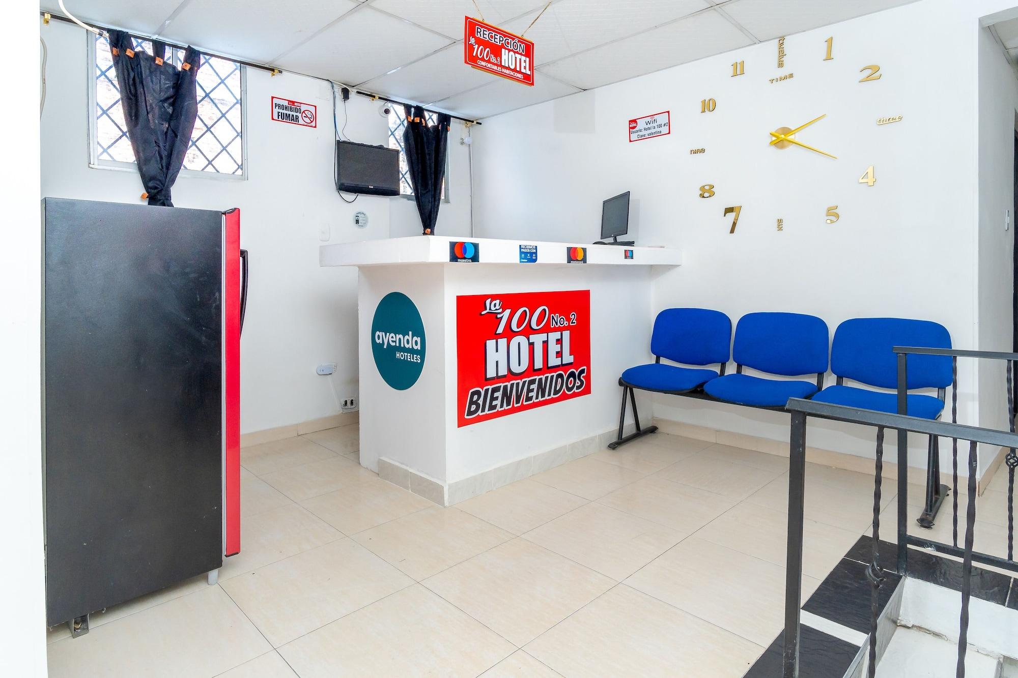 Vista Lobby Hotel La 100 N°2 Ibague
