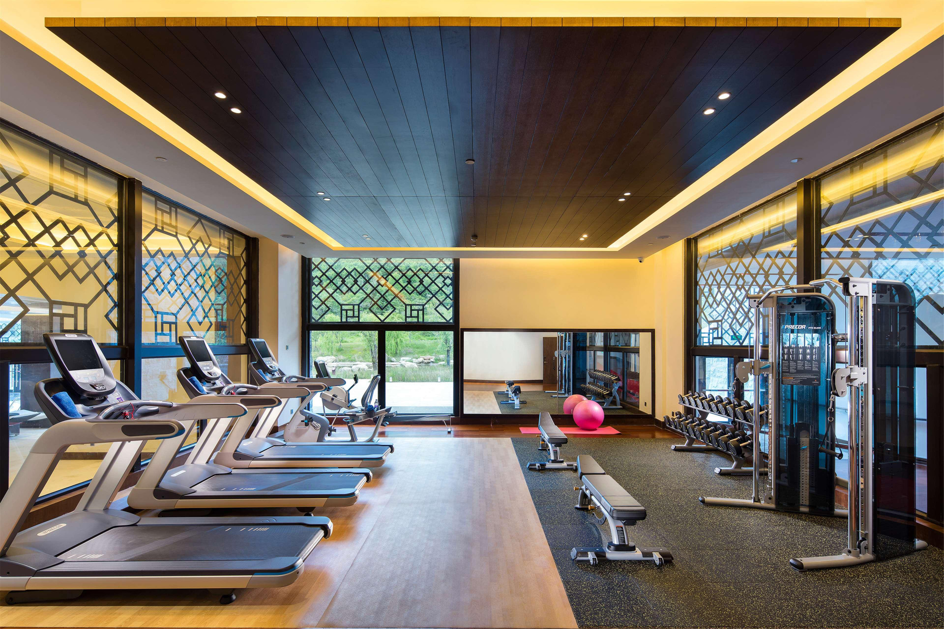 Gimnasio Hilton Linzhi Resort