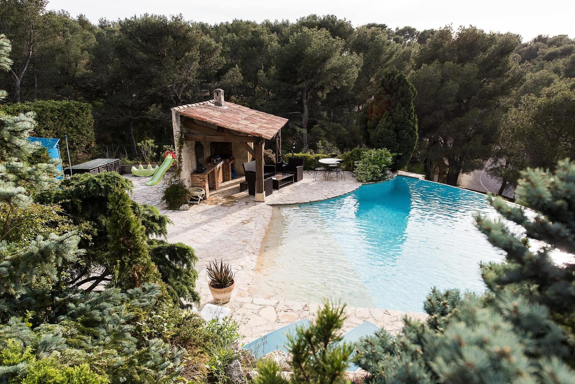 Vista da piscina Villa With 3 Bedrooms in Septèmes-les-vallons, With Private Pool, Encl