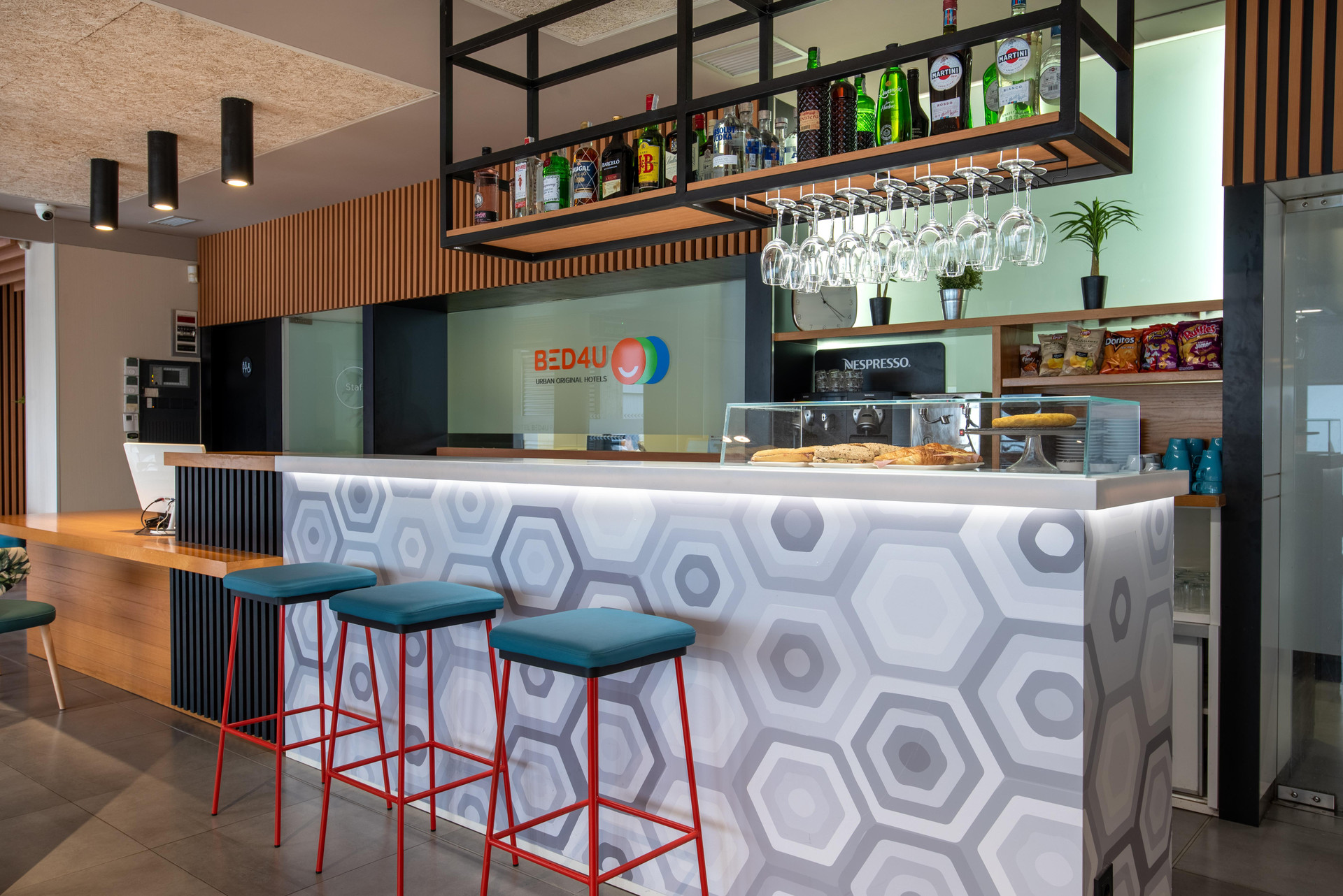 Bar/Salón Hotel Bed4u Pamplona