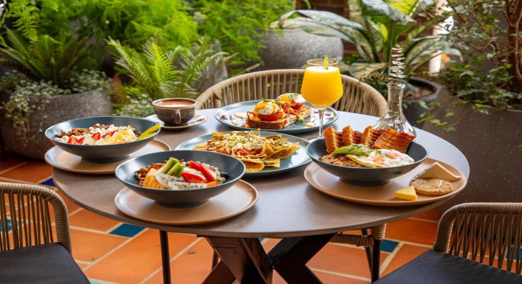 Área de desayuno Casa Rose Hotel